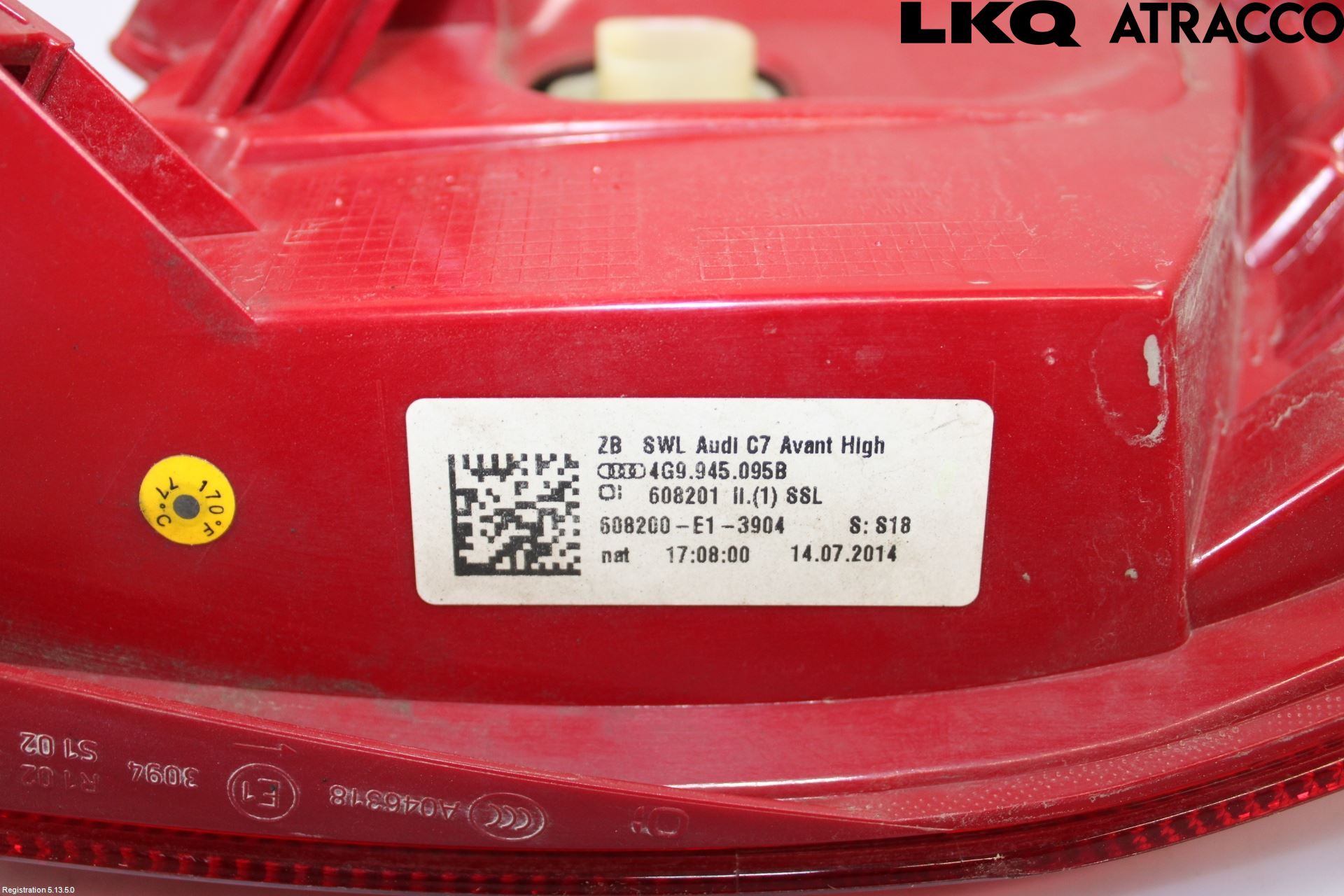 Audi A6/S6 4G 11-18 Baklykt Venstre