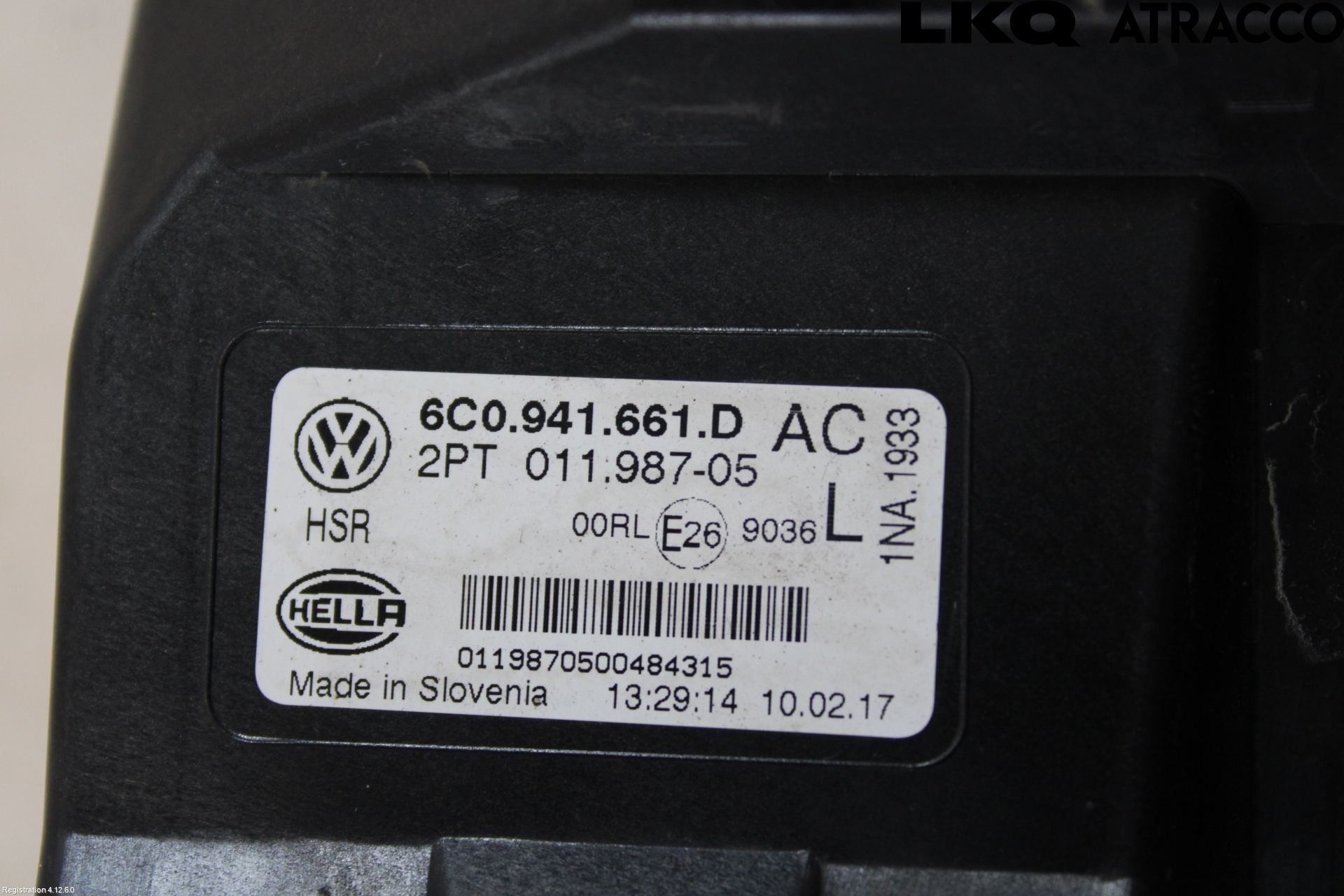 Volkswagen VW POLO 10-17 Frontlykt-Kurve-Tåkelys