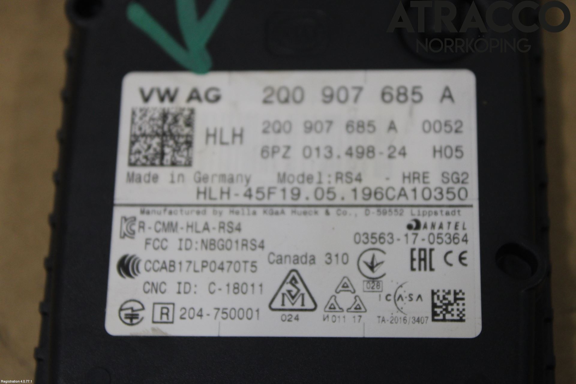 Volkswagen VW T-CROSS 19- Sensor Kollisjonsbeskyttelse
