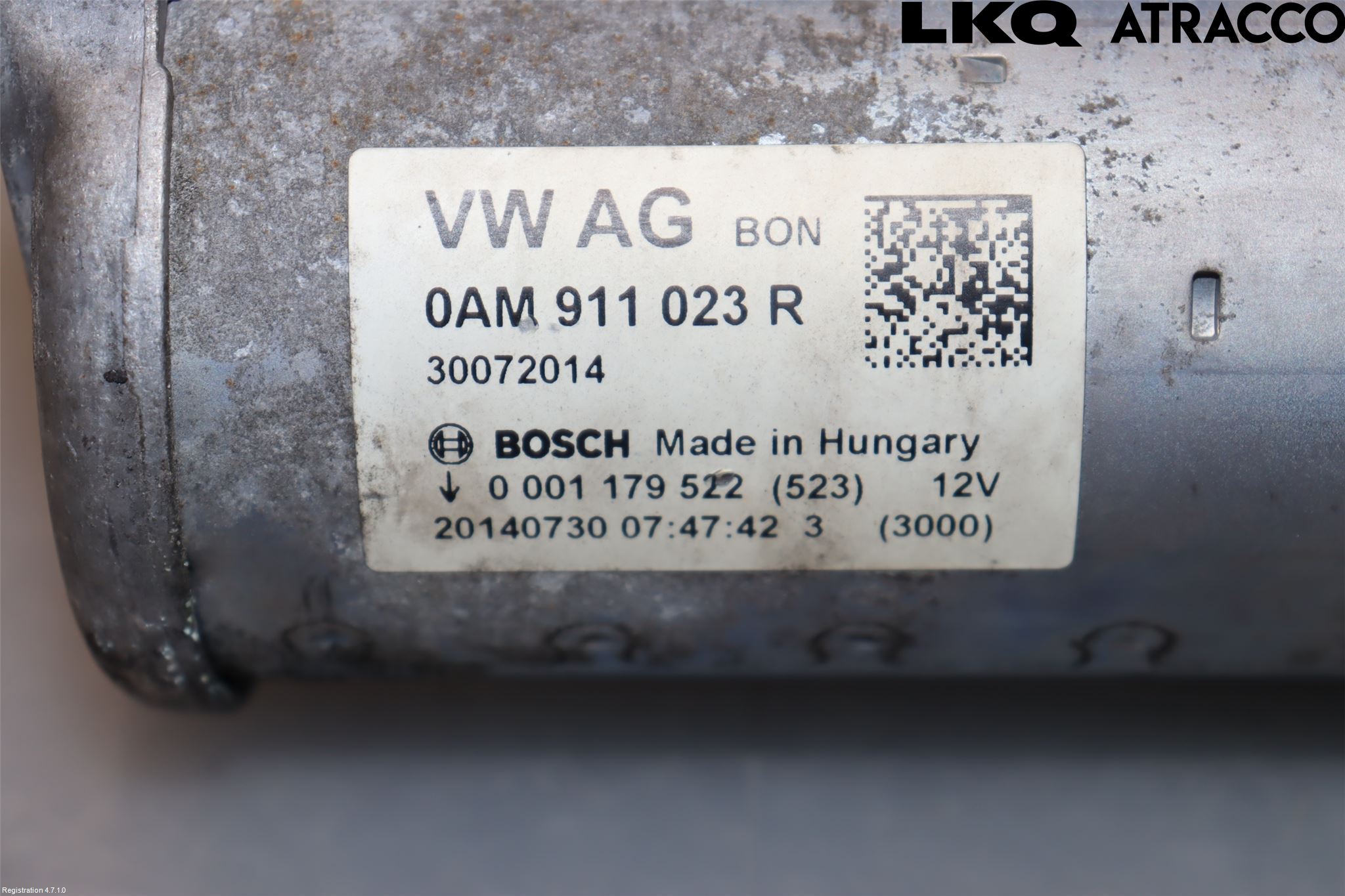 Volkswagen VW GOLF / E-GOLF VII 13-20 Startmotor