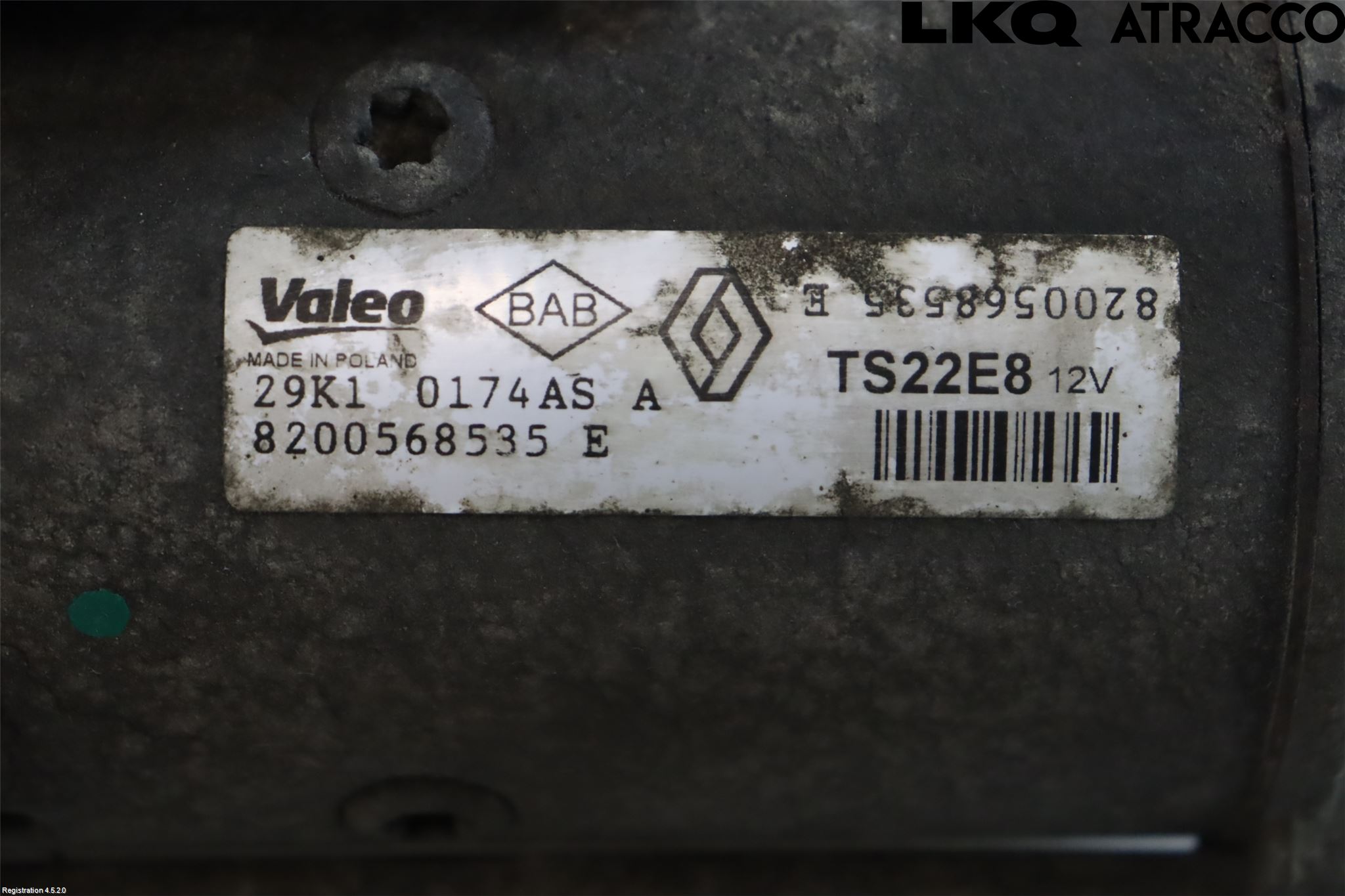 Nissan NV400 12-24 Startmotor Diesel