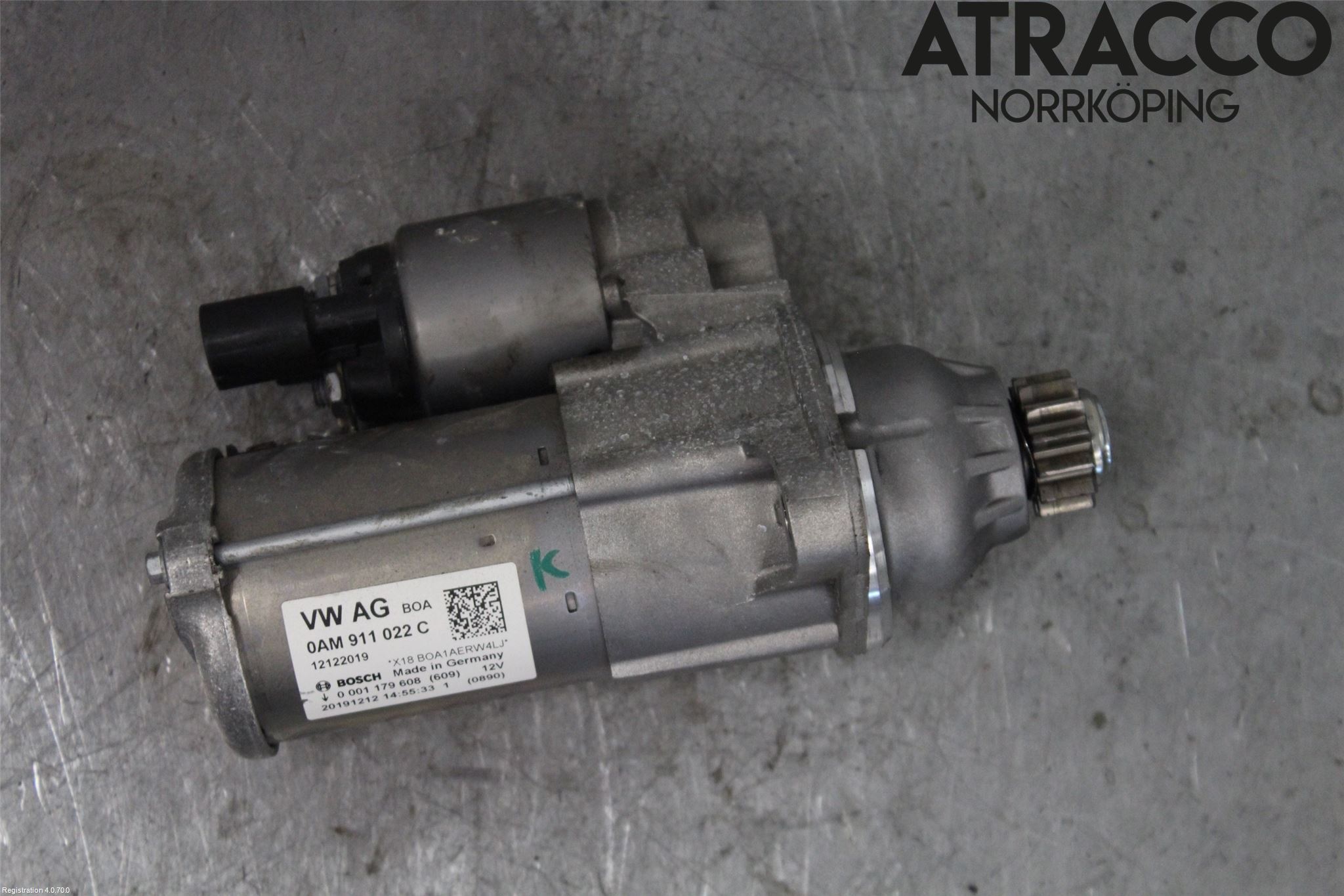 Volkswagen VW GOLF / E-GOLF VII 13-20 Startmotor