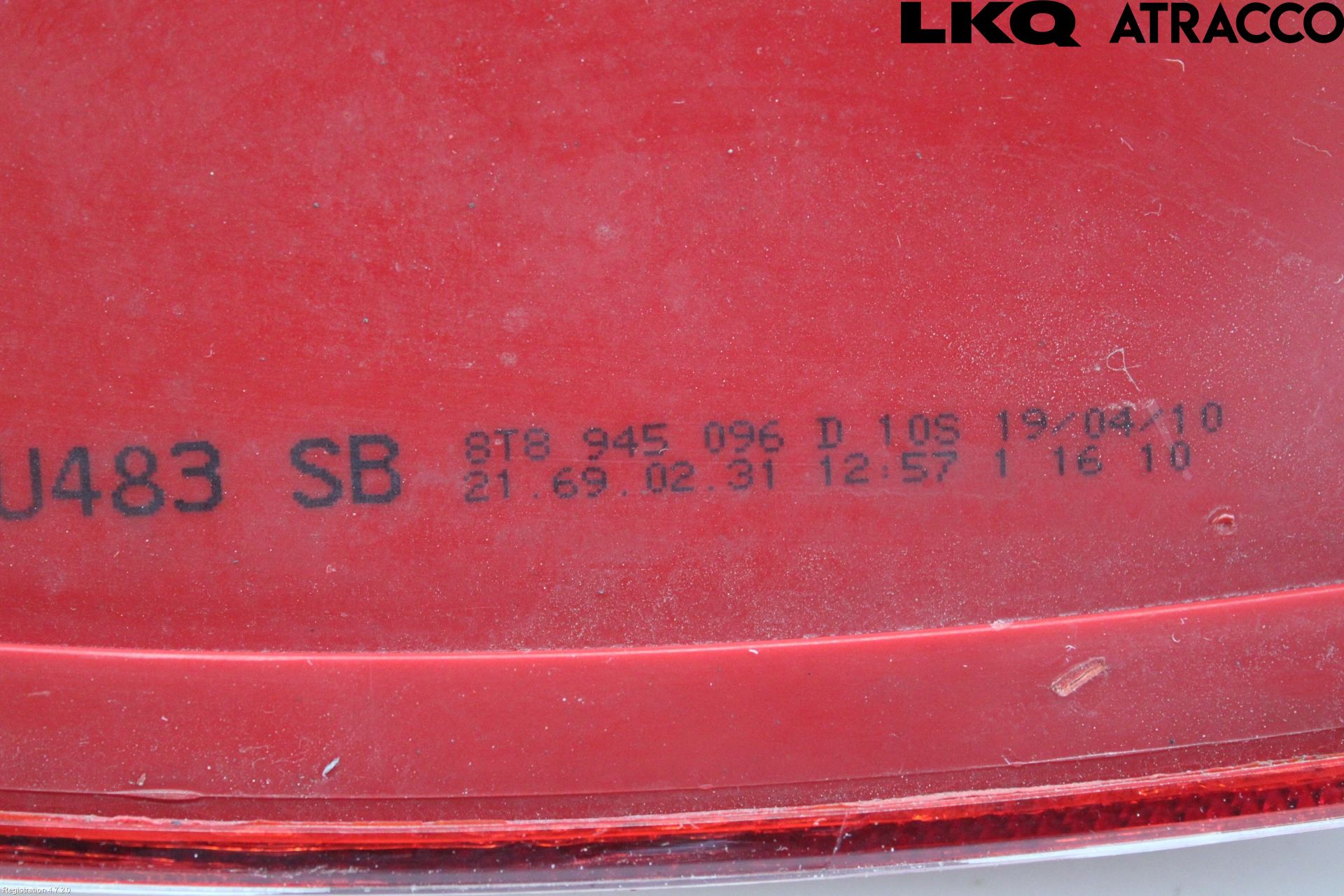 Audi A5 07-16 Baklykt Høyre