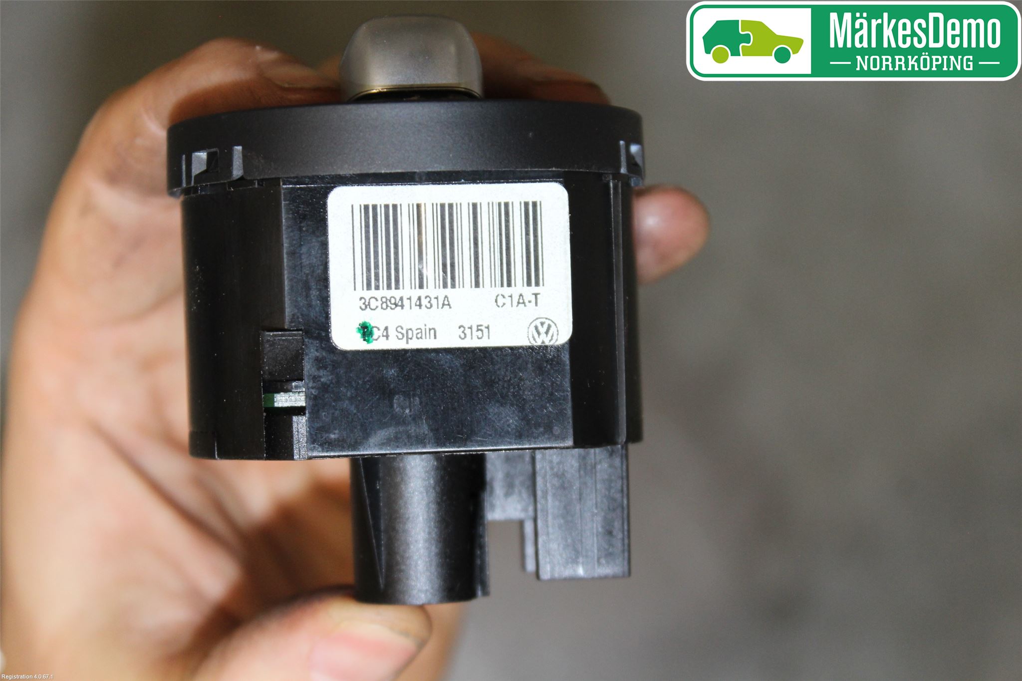 Volkswagen VW PASSAT 11-14 Bryter Hovedlys