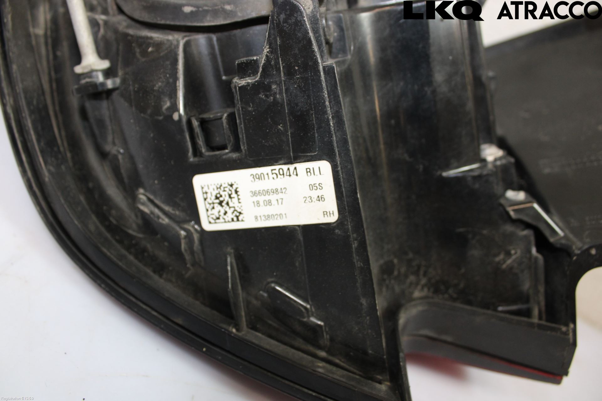 Opel ASTRA K 16-22 Baklykt Høyre