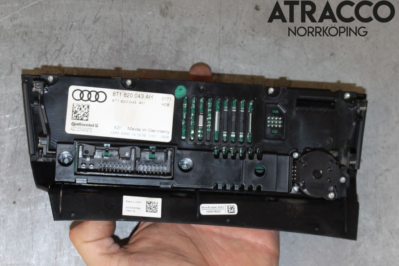 Audi A4/S4 08-11 Varmeapparat Panel(Regulering)
