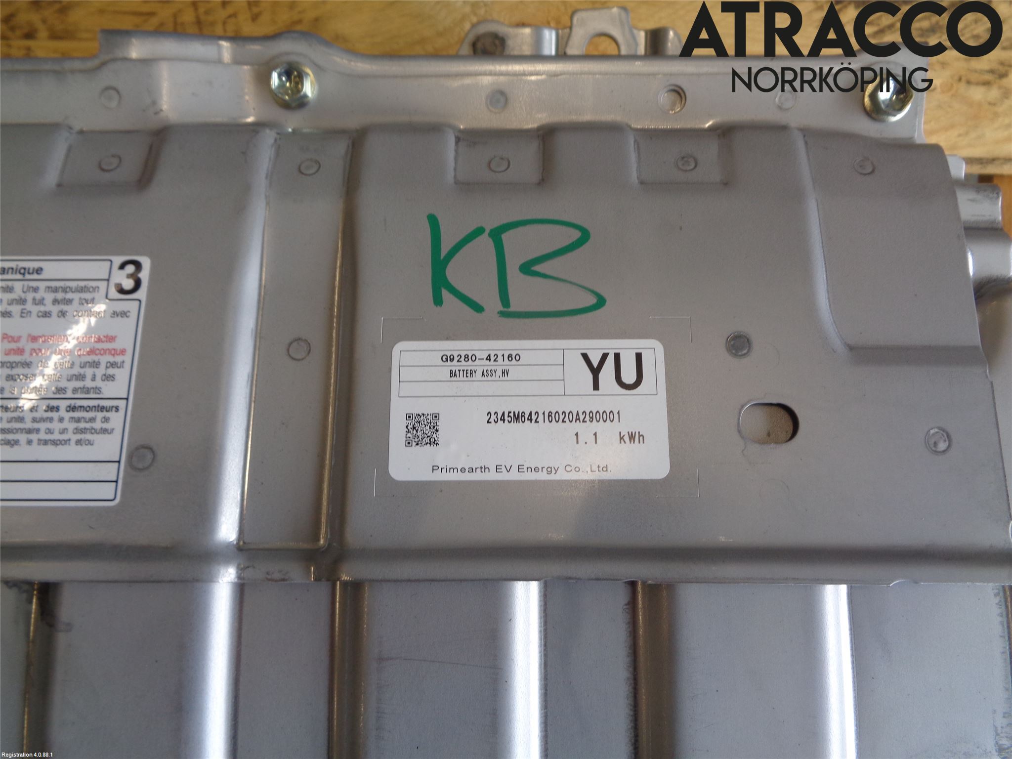 Toyota RAV4 19- Hybrid Batteri