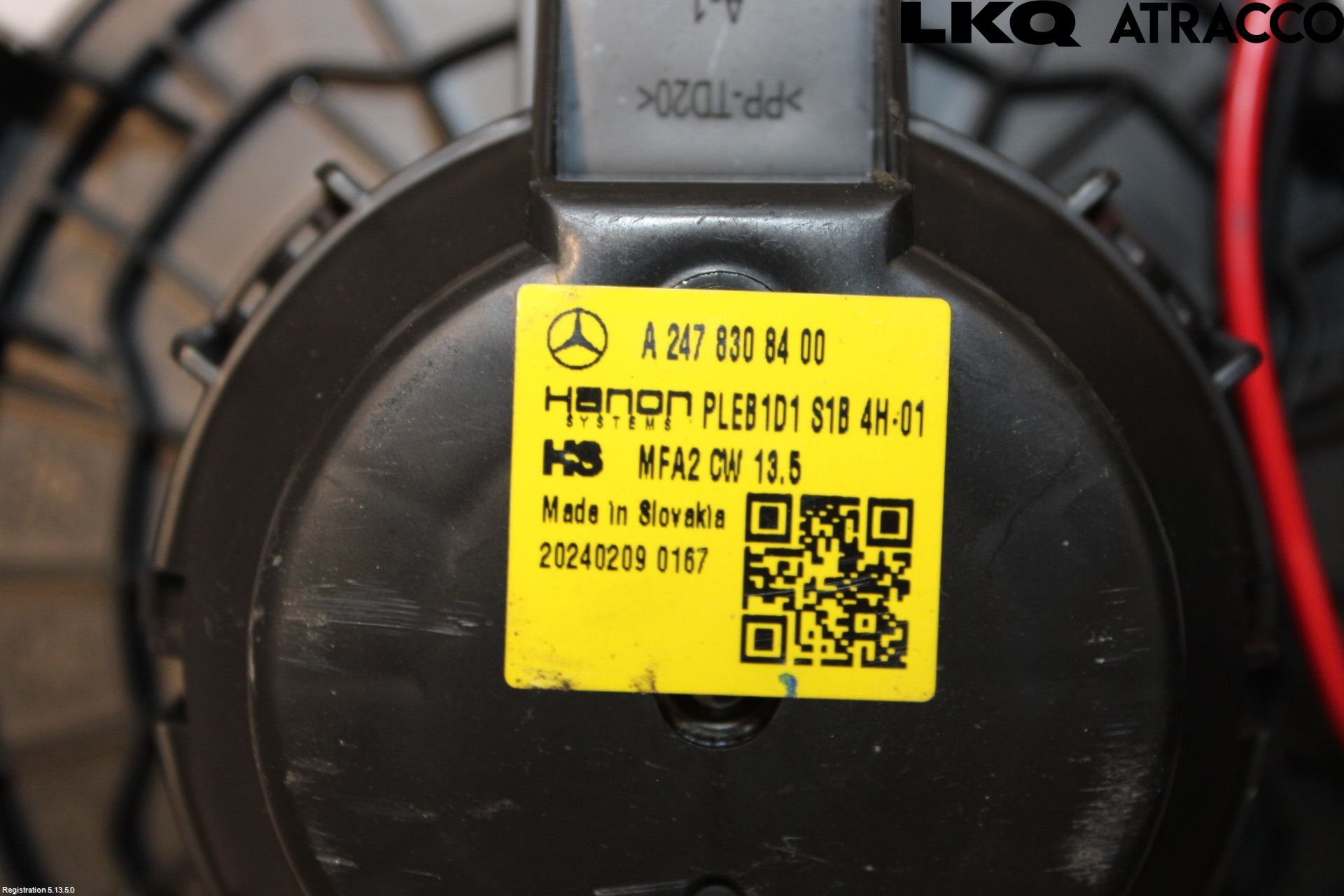 Mercedes-Benz MB EQB (X243) 22- Varmeapparat Viftemotor