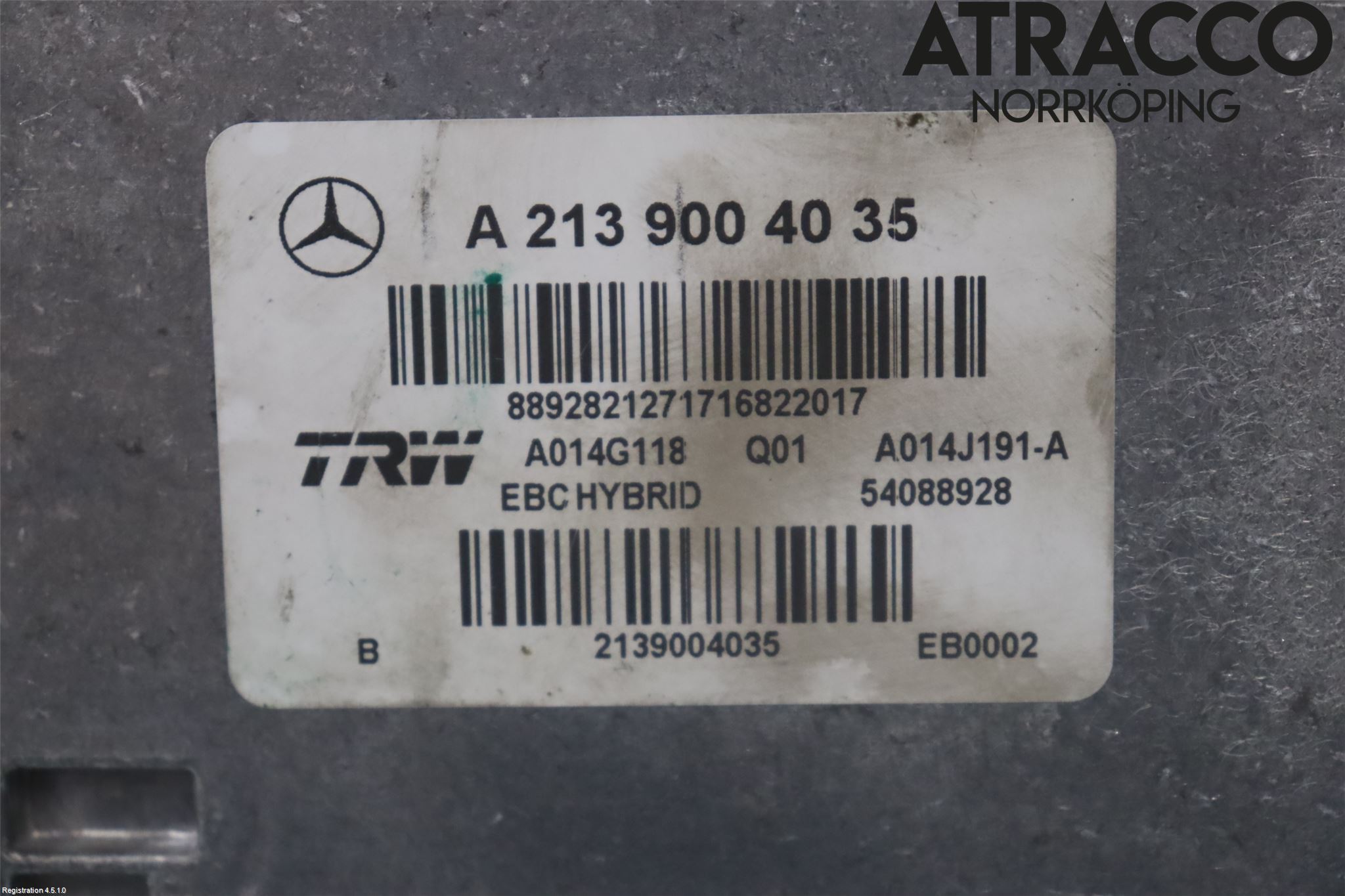 Mercedes-Benz MB E-KLASS (W213) 16-23 Abs Hydraulikkaggregat