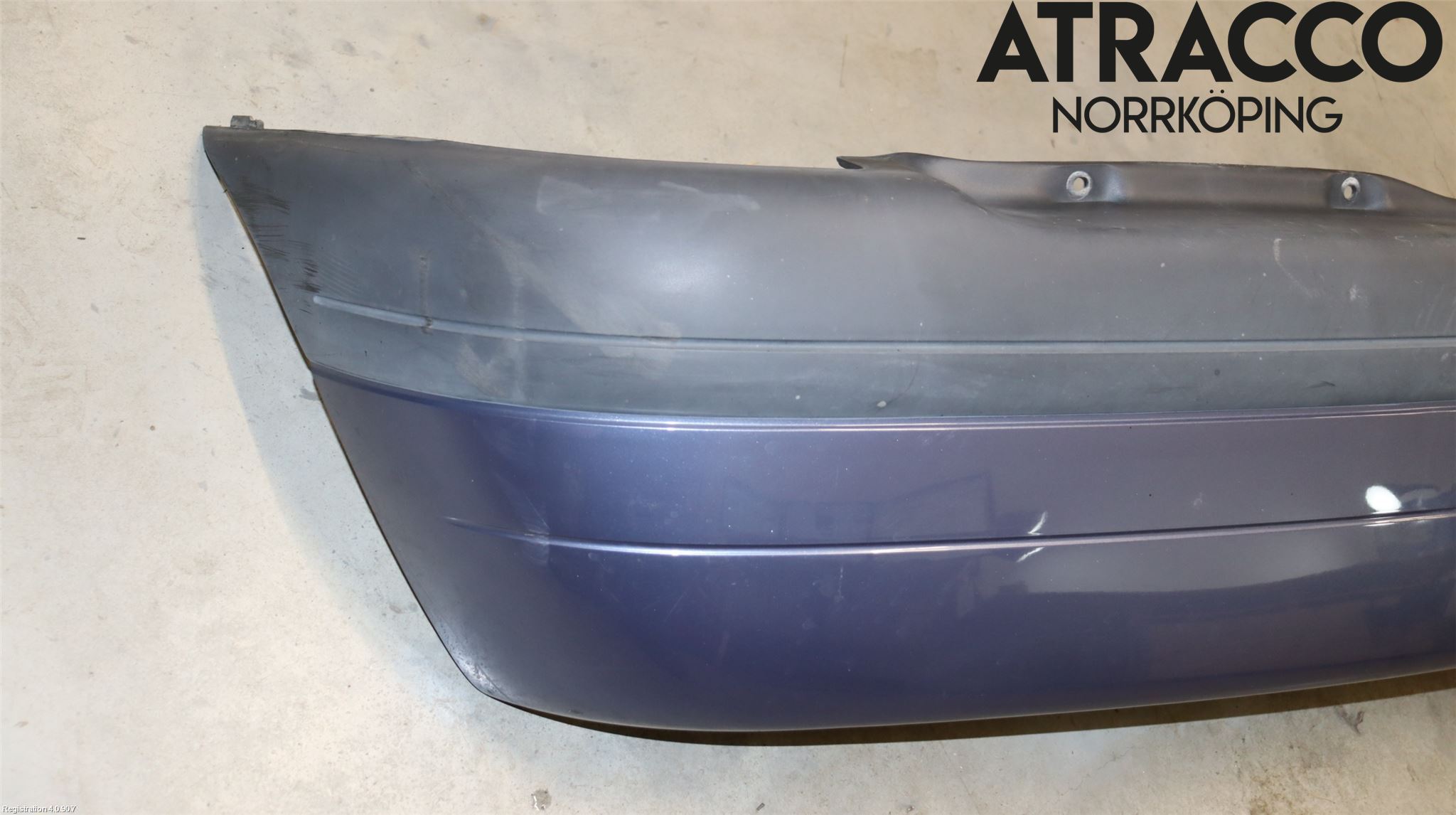 Renault CLIO II 99-01 Støtfanger Bak Overtrekk