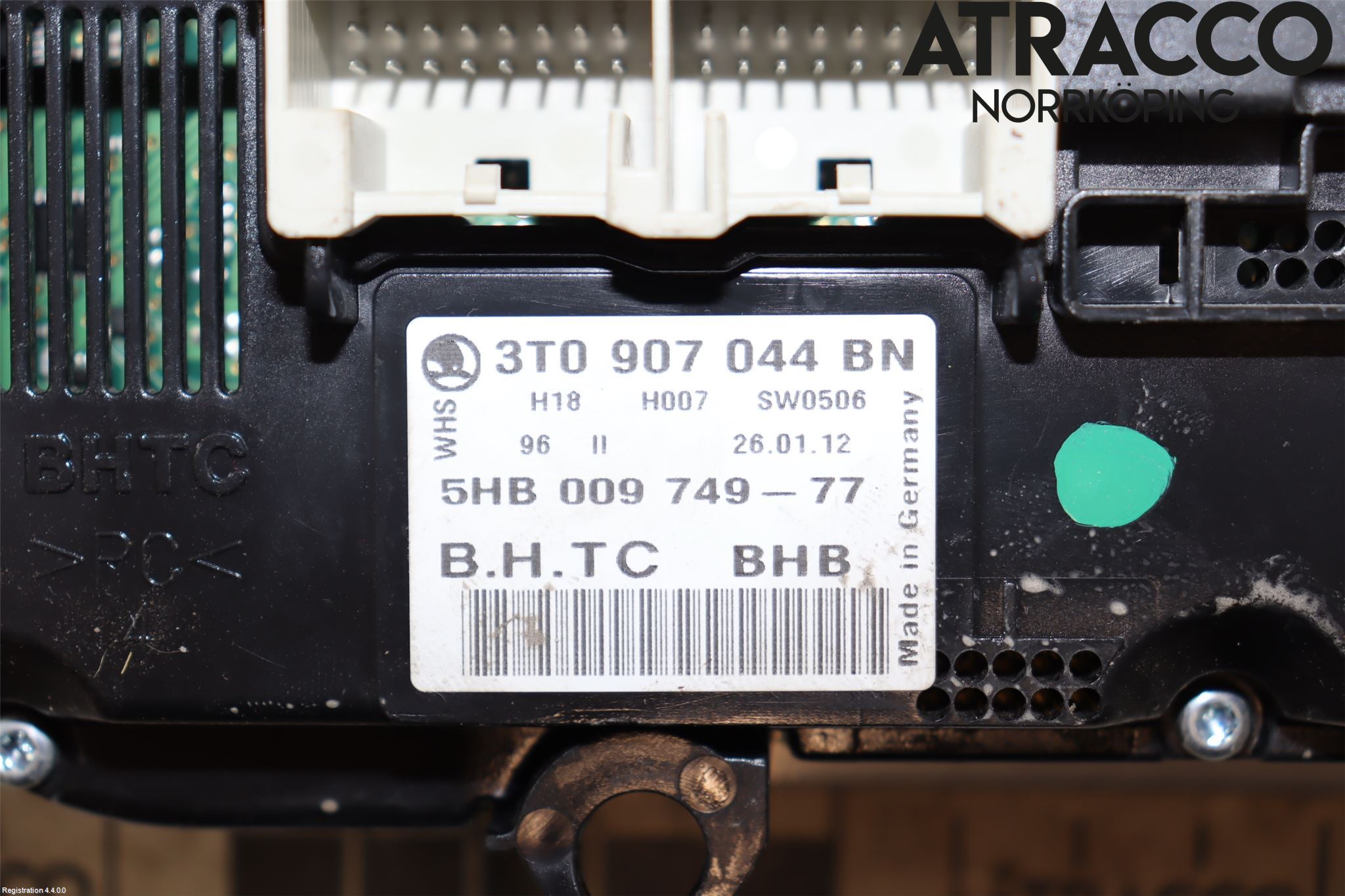 Skoda SUPERB 09-15 Varmeapparat Panel(Regulering)