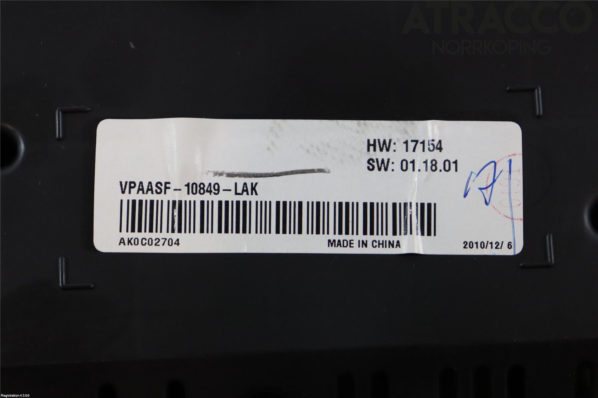 Nissan QASHQAI 10-14 Instr Kombinert