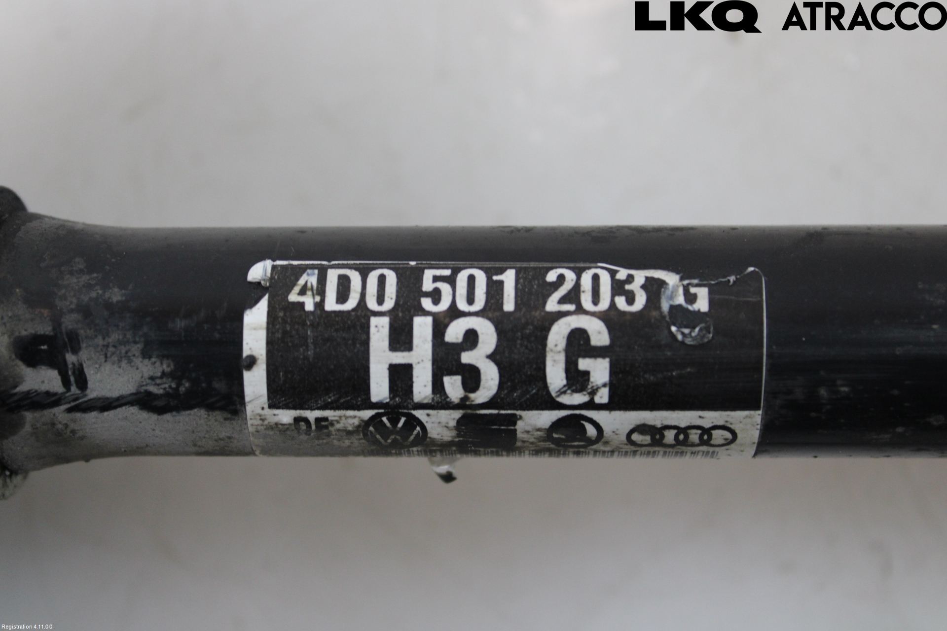 Audi A8/S8 4D 94-02 Drivaksel Bak Kompl Venstre