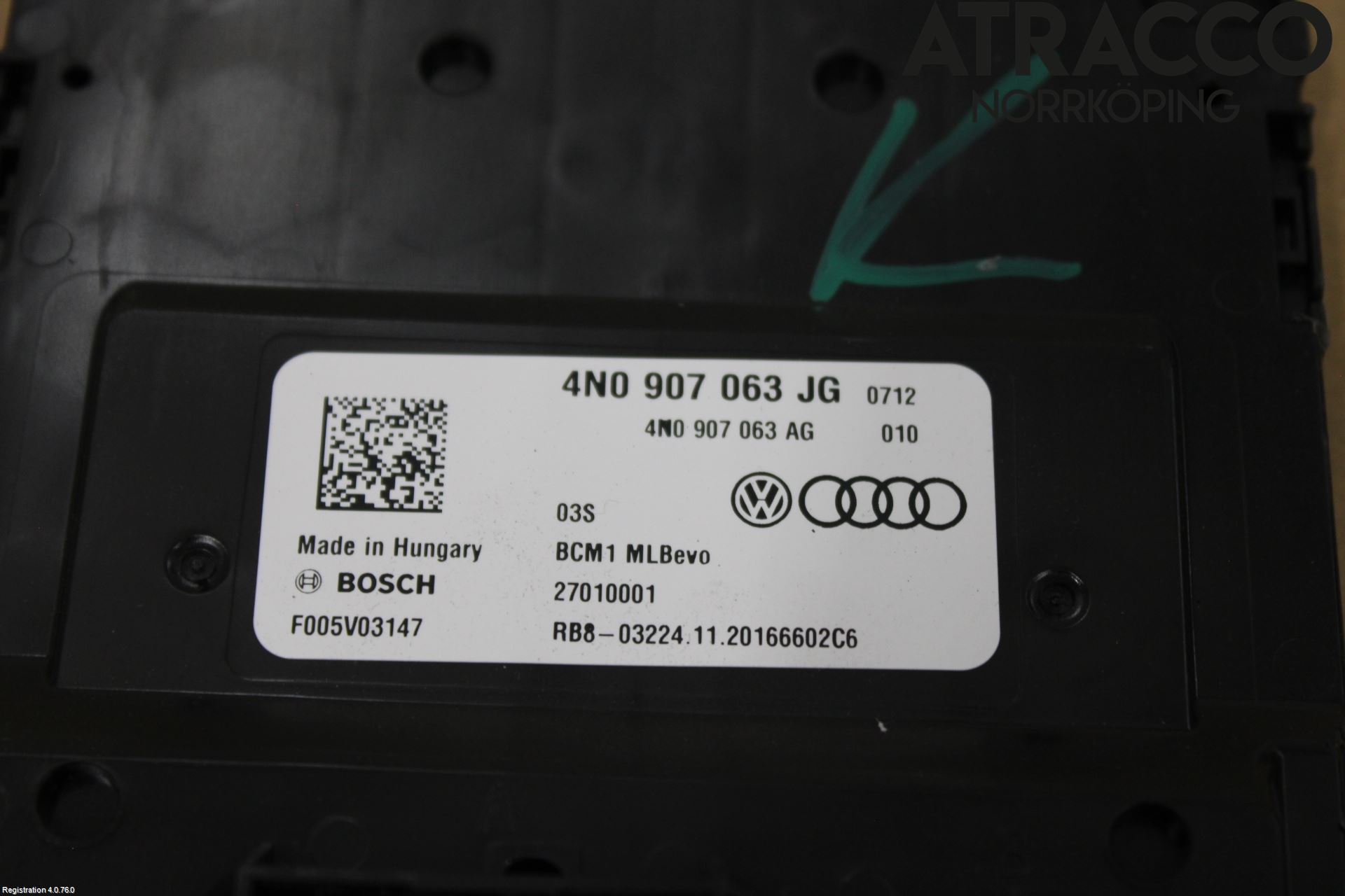 Volkswagen VW TOUAREG CR 18- Styreenhet Klima