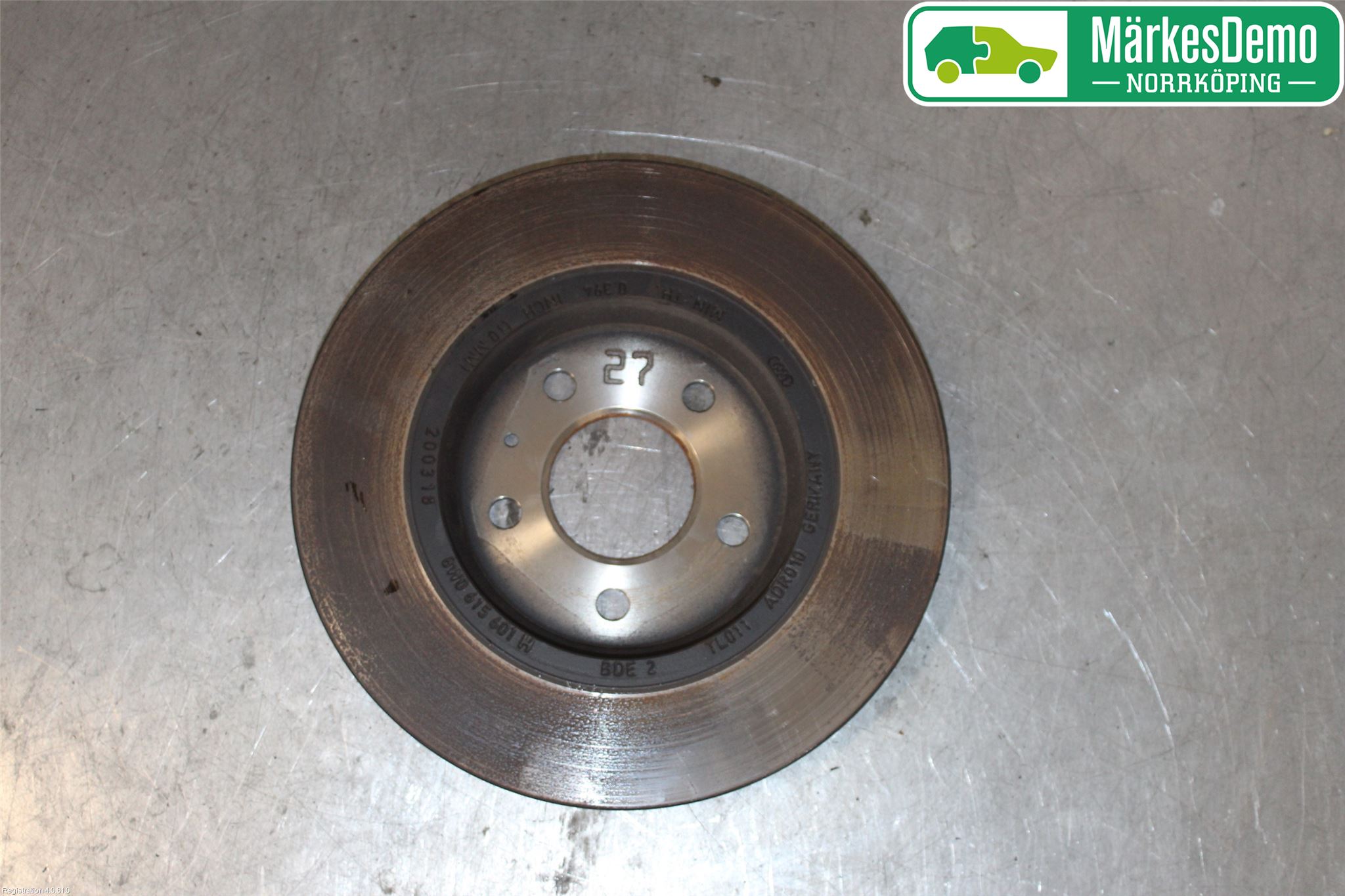Audi A4/S4 B9 16-19 Bremseskive Bak