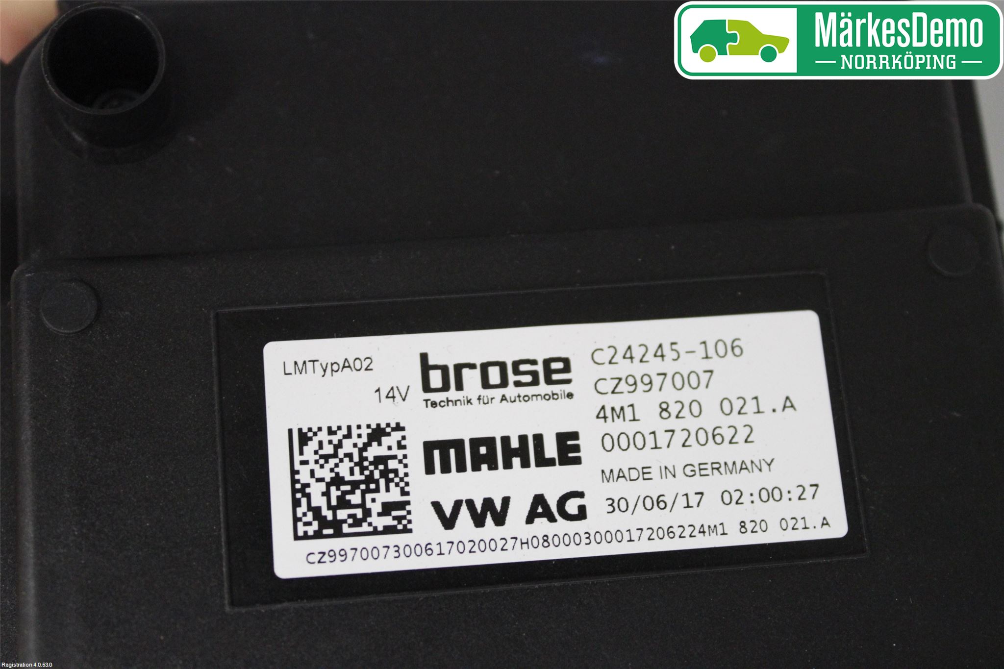 Audi A4/S4 B9 16-19 Varmeapparat Viftemotor