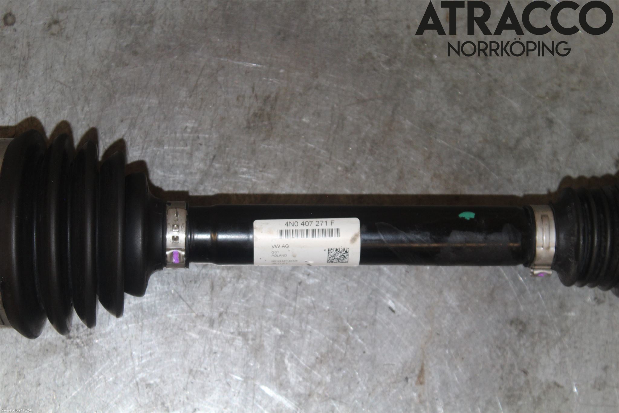 Audi A6 F2/C8 19- Drivaksel Foran Kompl Venstre