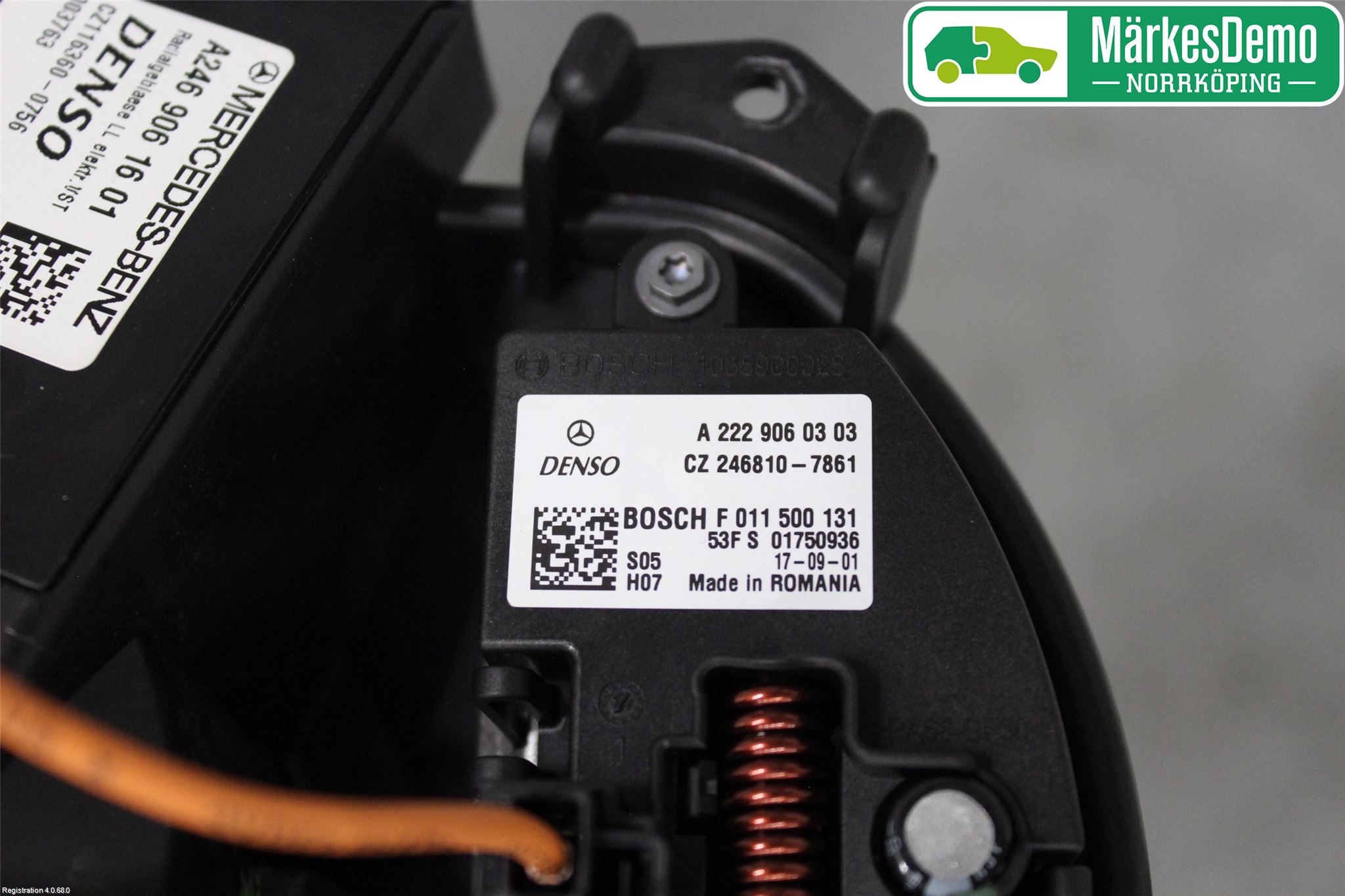 Mercedes-Benz MB CLA-KLASS (C117/X117) 13-19 Varmeapparat Viftemotor