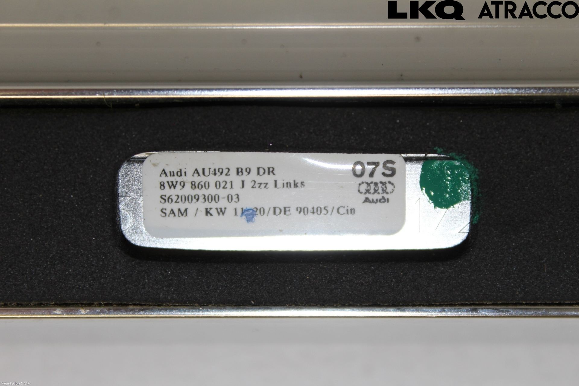 Audi A4/S4 B9 20- Takrails - Stativ