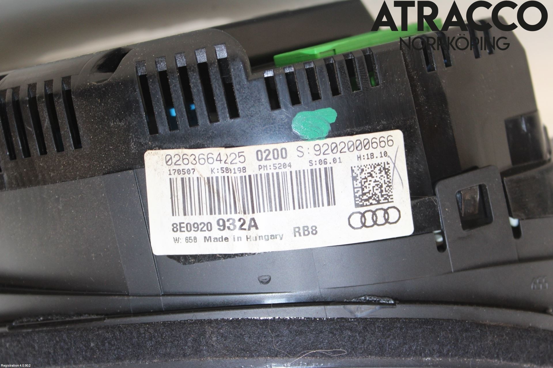 Audi A4/S4 05-07 Instr Kombinert
