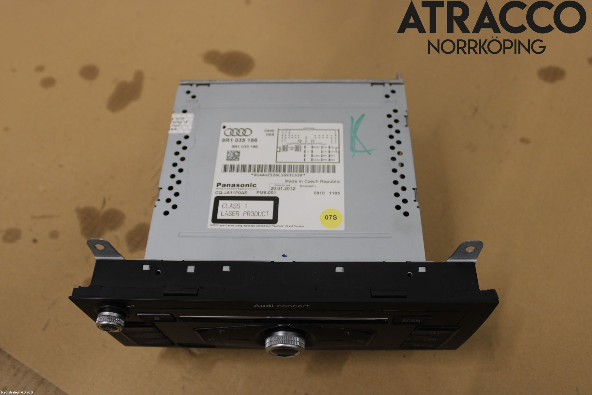 Audi A4 12-15 Stereo Radio Med Cd