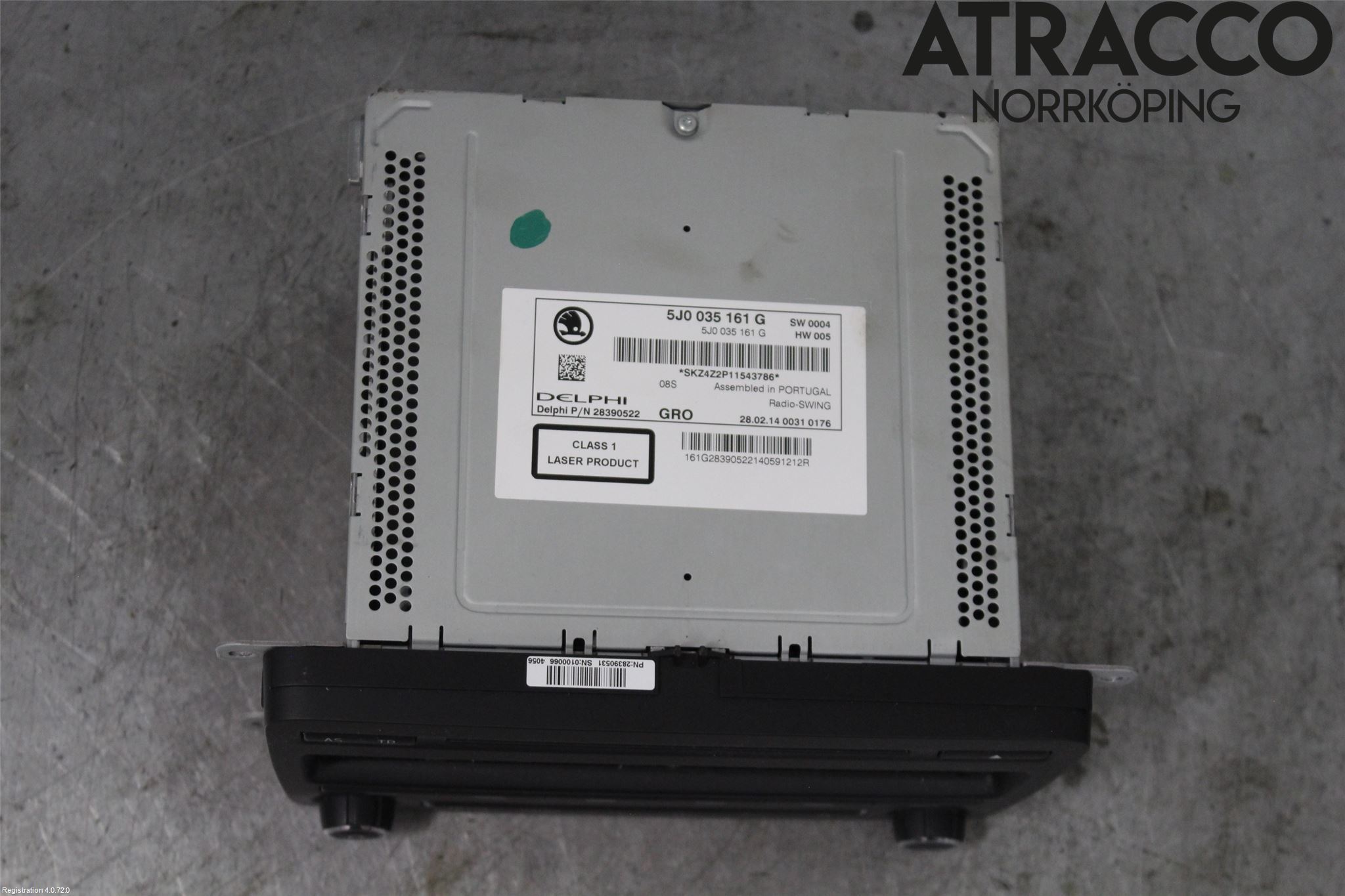 Skoda FABIA 07-14 Stereo Radio Med Cd