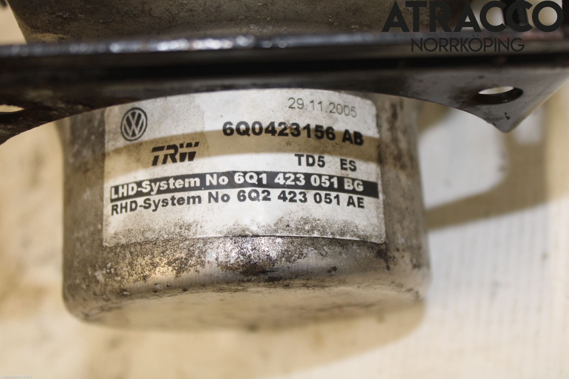 Volkswagen VW POLO 05-09 Servostyring Eletrisk Pumpe