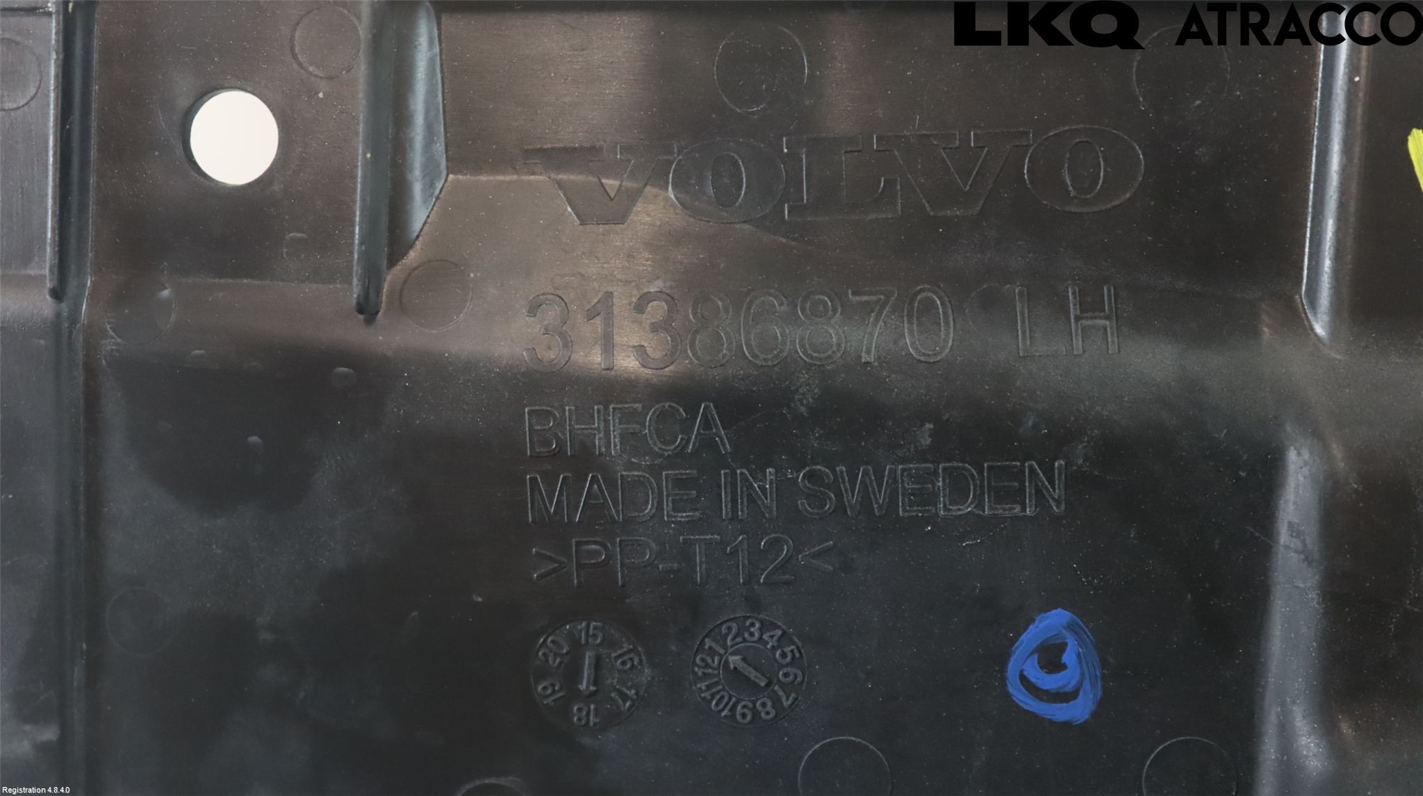 Volvo V90 17->> Visker Deksel-Grill-Under Frr