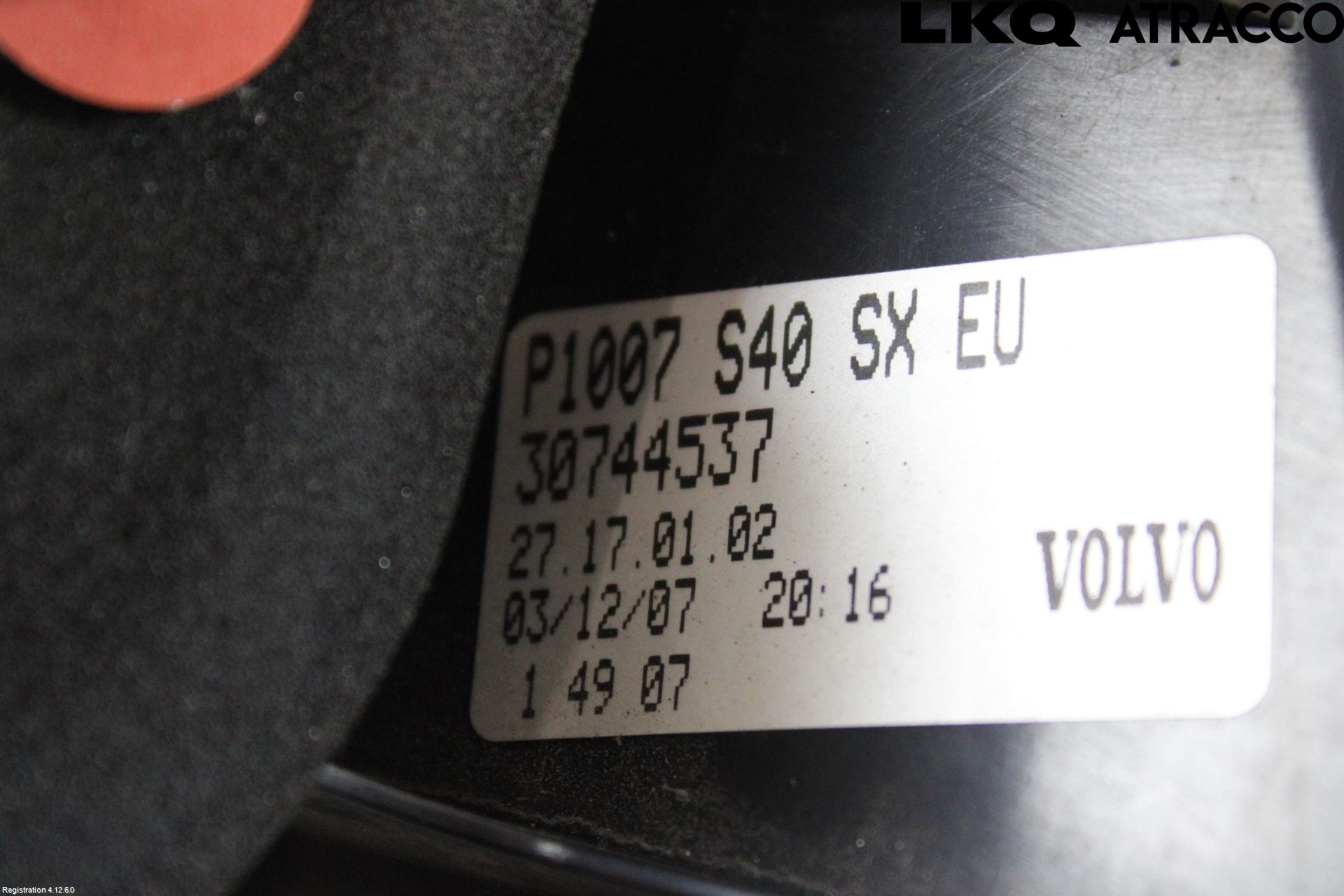 Volvo S40 08-12 Baklykt Venstre