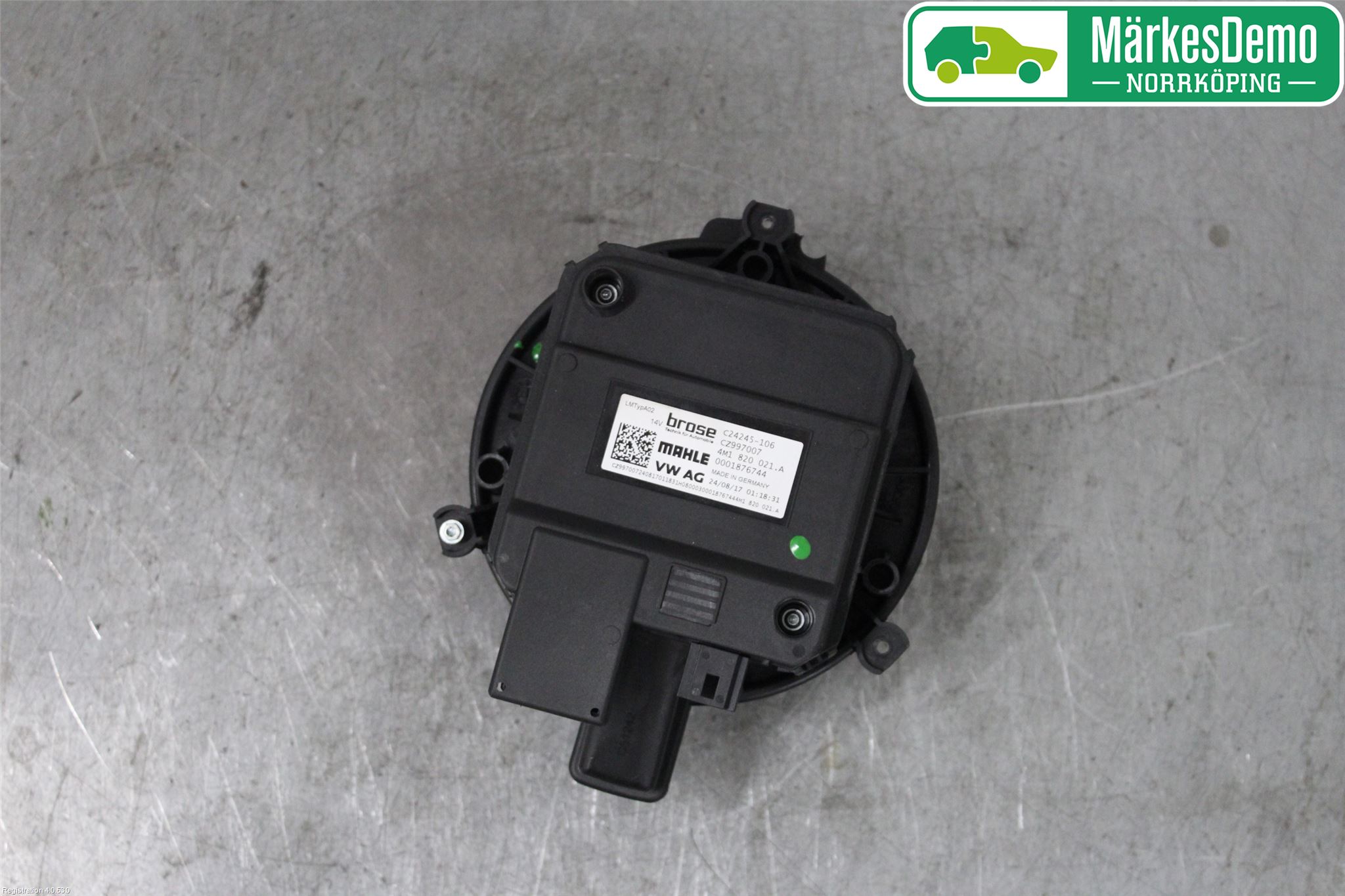 Audi A4/S4 B9 16-19 Varmeapparat Viftemotor