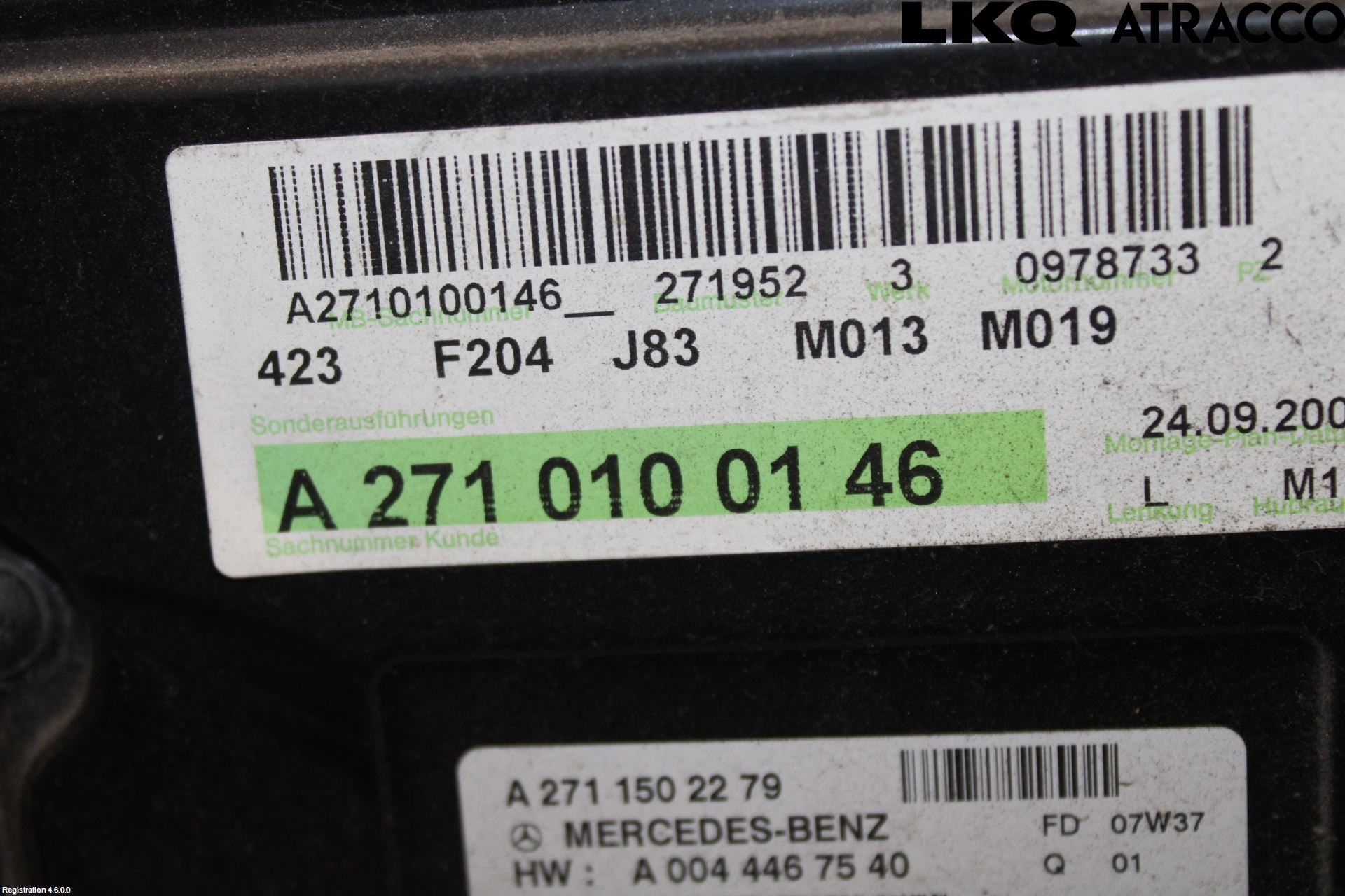 Mercedes-Benz MB C-KLASS (W204) 07-15 Motor Bensin