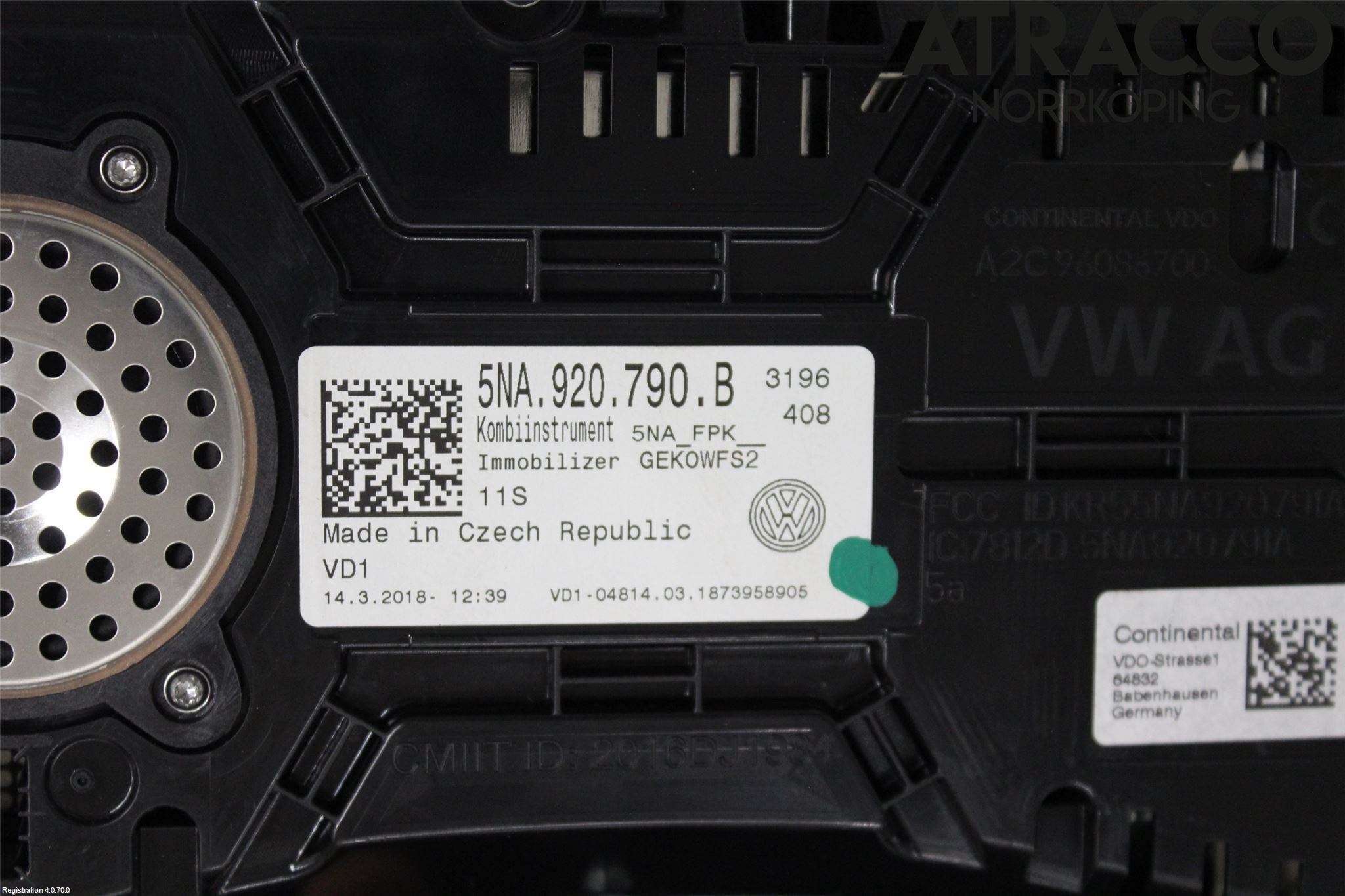 Volkswagen VW TIGUAN 16-24 Instr Kombinert