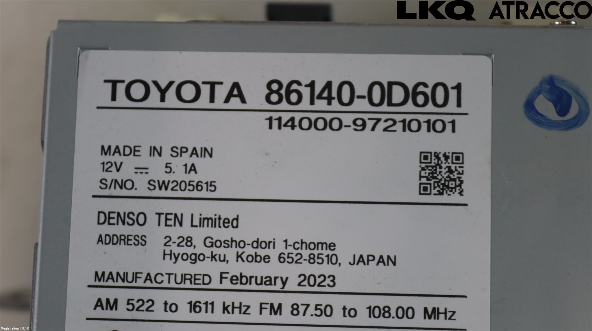 Toyota YARIS CROSS XP21 21- Stereo Radio Med Cd