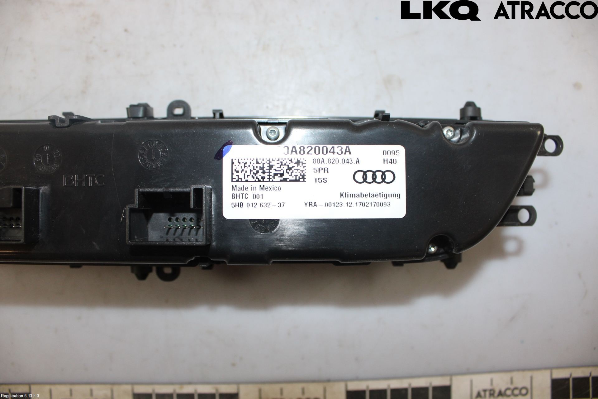 Audi Q5/SQ5 17- Varmeapparat Panel(Regulering)