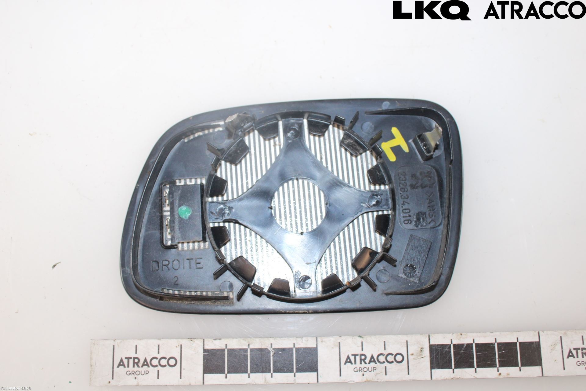 Peugeot 407 Speil Glass H