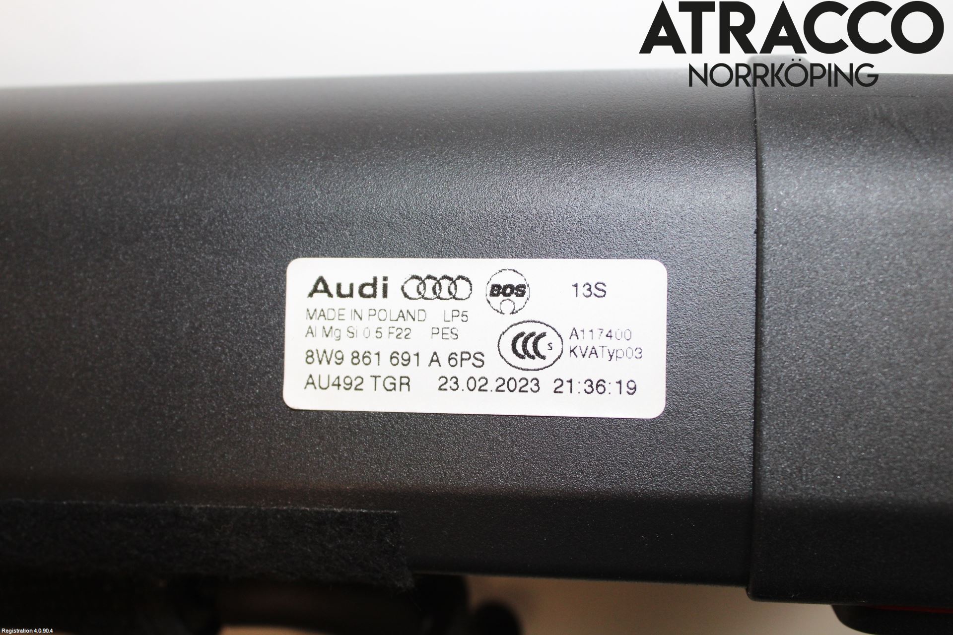 Audi A4/S4 B9 20- Innr Lastenett