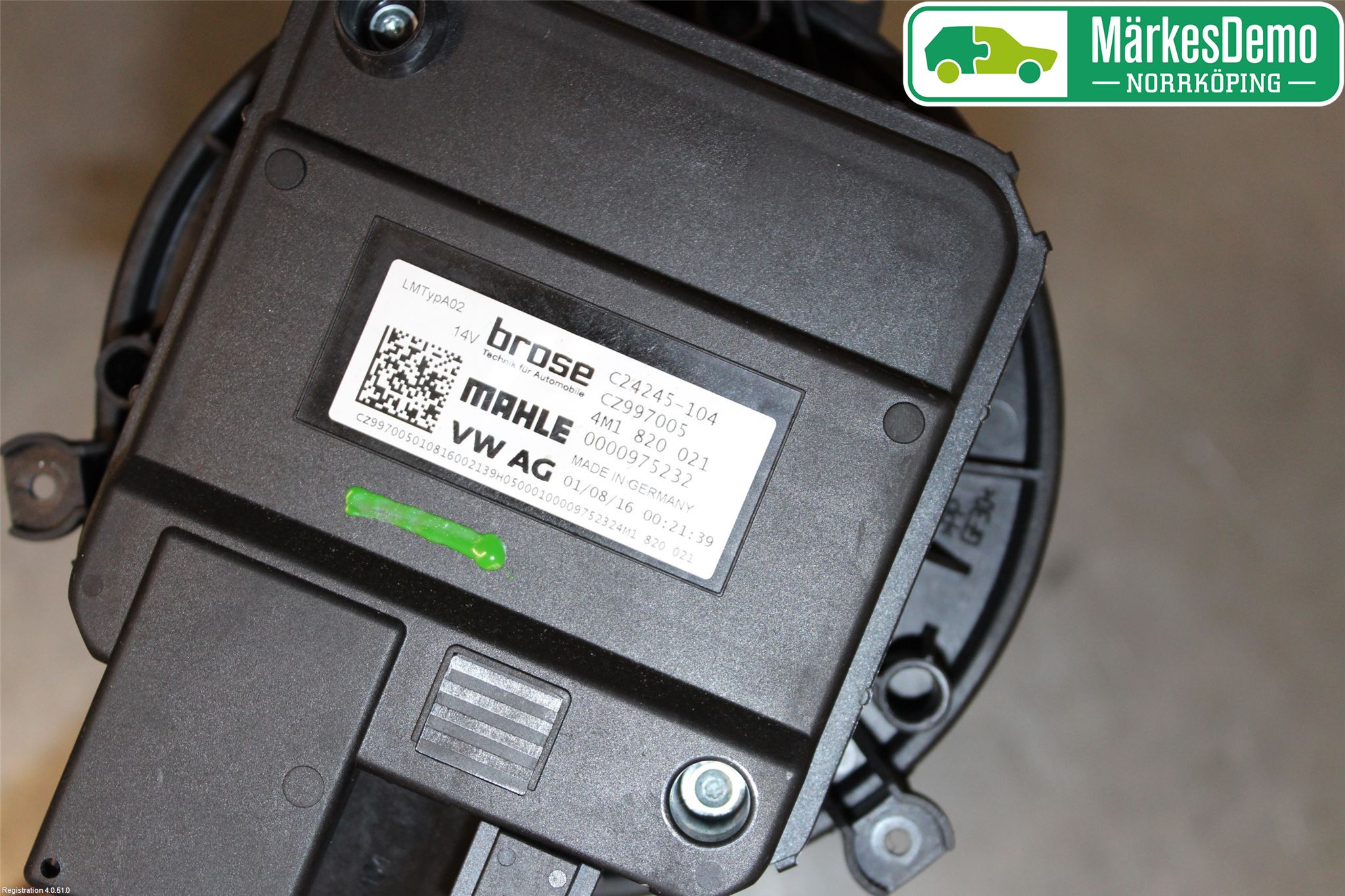 Audi A4/S4 B9 16-19 Varmeapparat Viftemotor