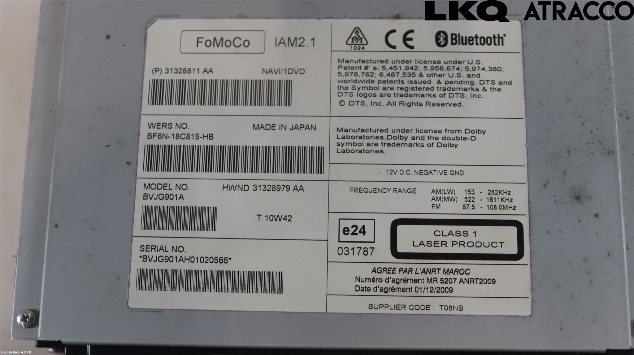 Jaguar XJ X351        10- Stereo Radio Med Cd