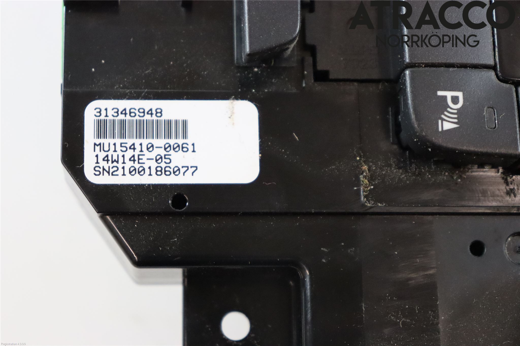 Volvo V40 12-19 Varmeapparat Panel(Regulering)