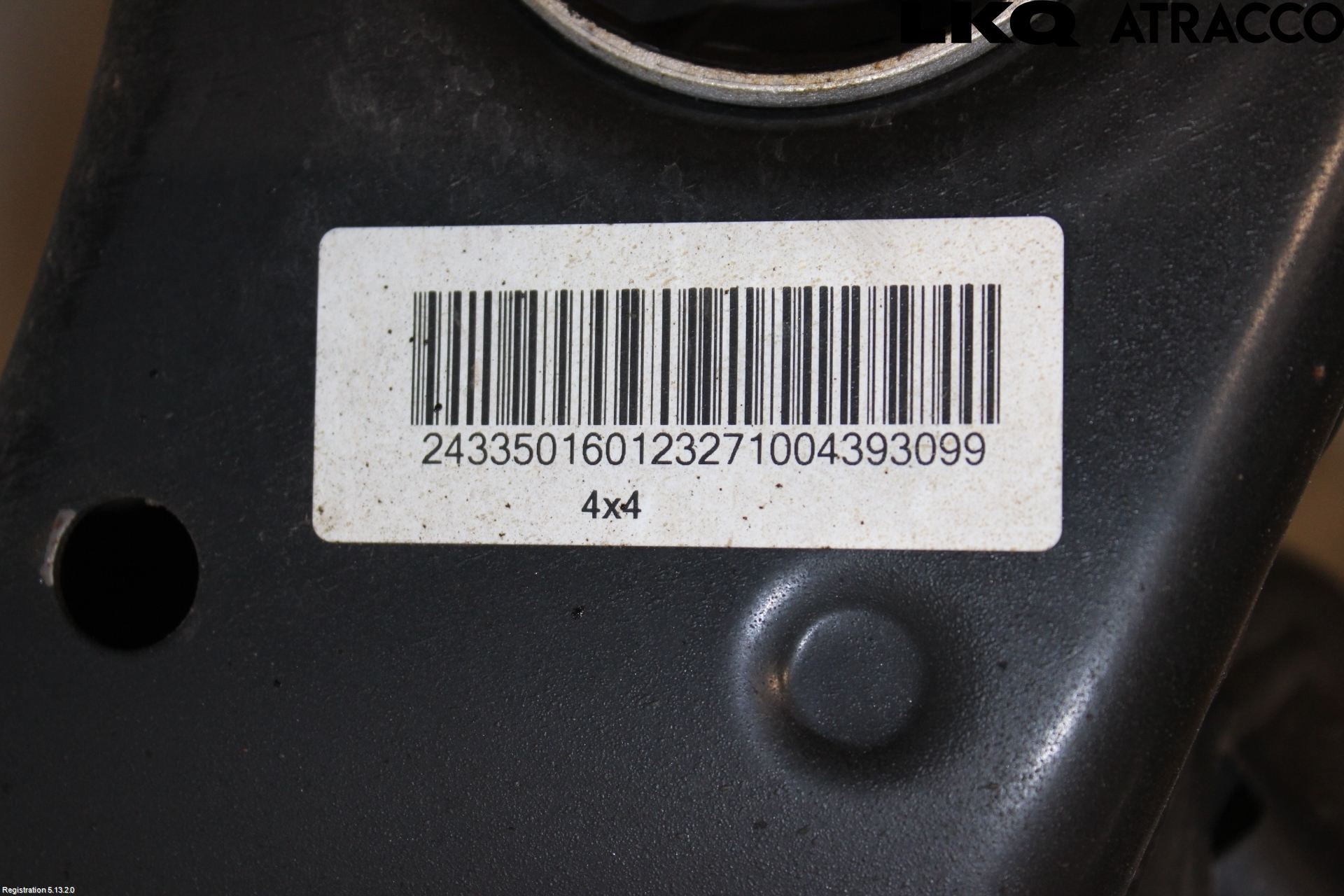 Mercedes-Benz MB EQB (X243) 22- Bakaksel Feste Travers-Ramme