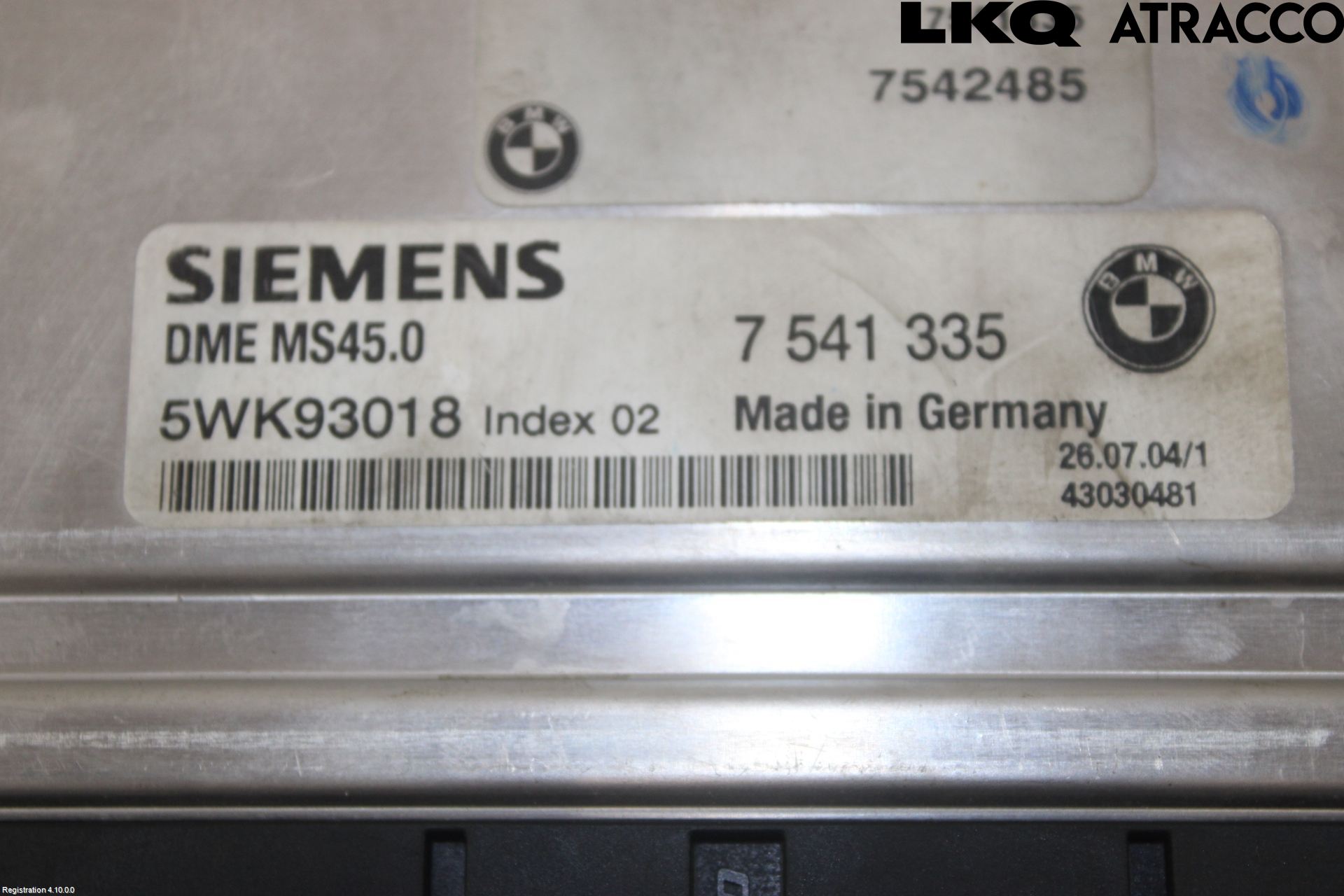 BMW 5 E60/61 Sed/Tou 02-10 Styreenhet Innsprøytning