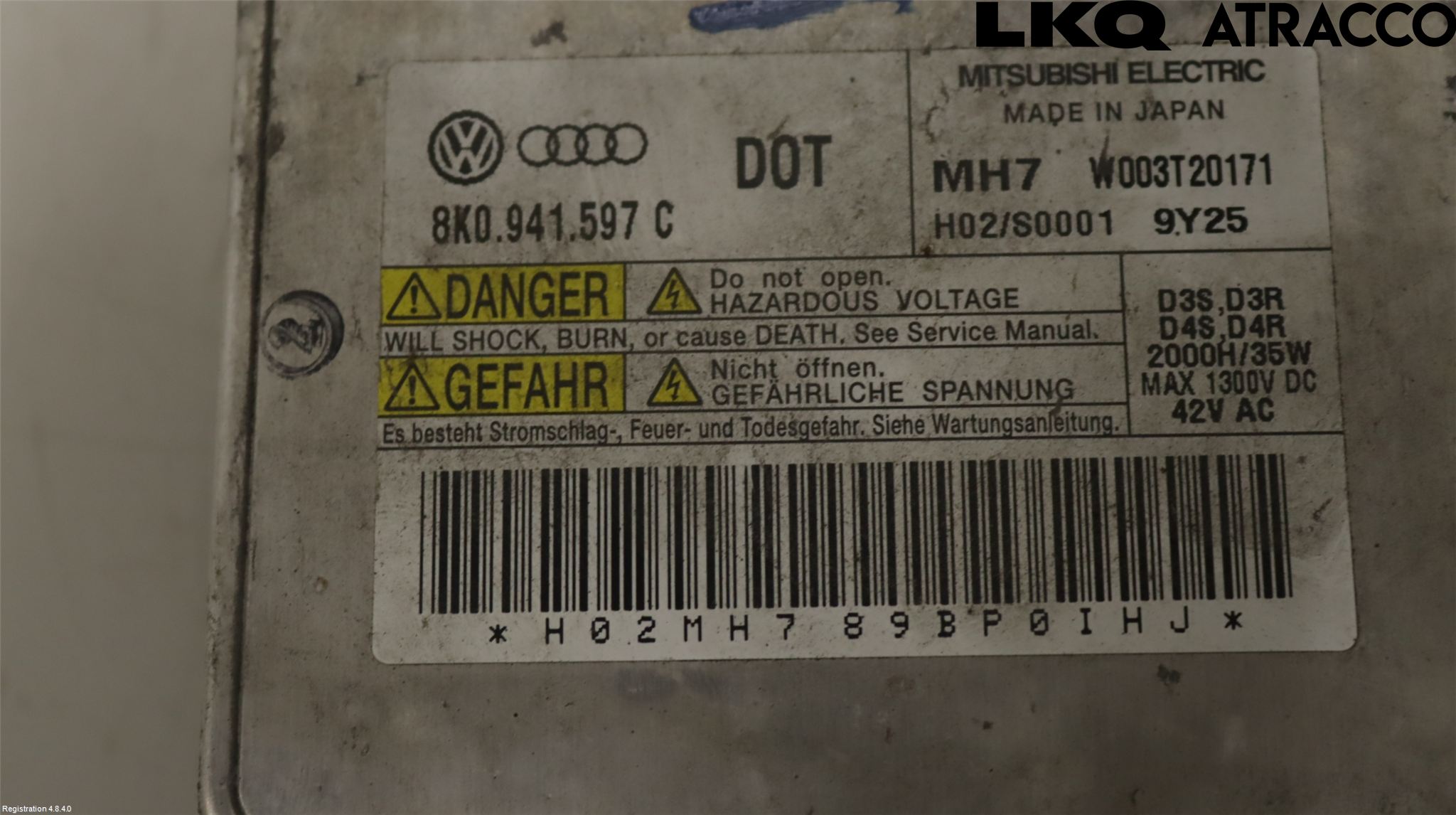 Audi A4/S4 08-11 Styreenhet Xenon
