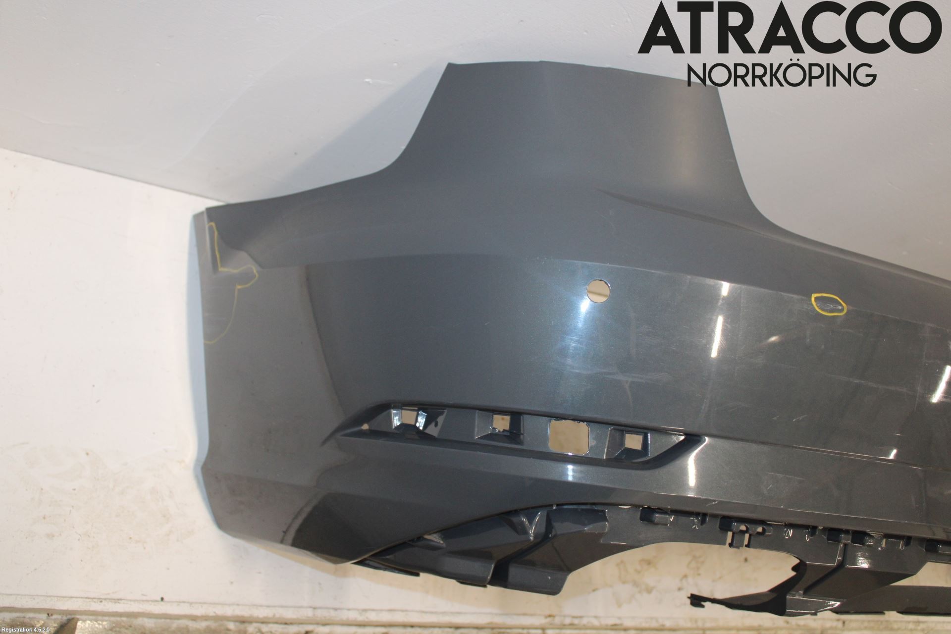 Audi A3/S3 8V 13-20 Støtfanger Bak Overtrekk