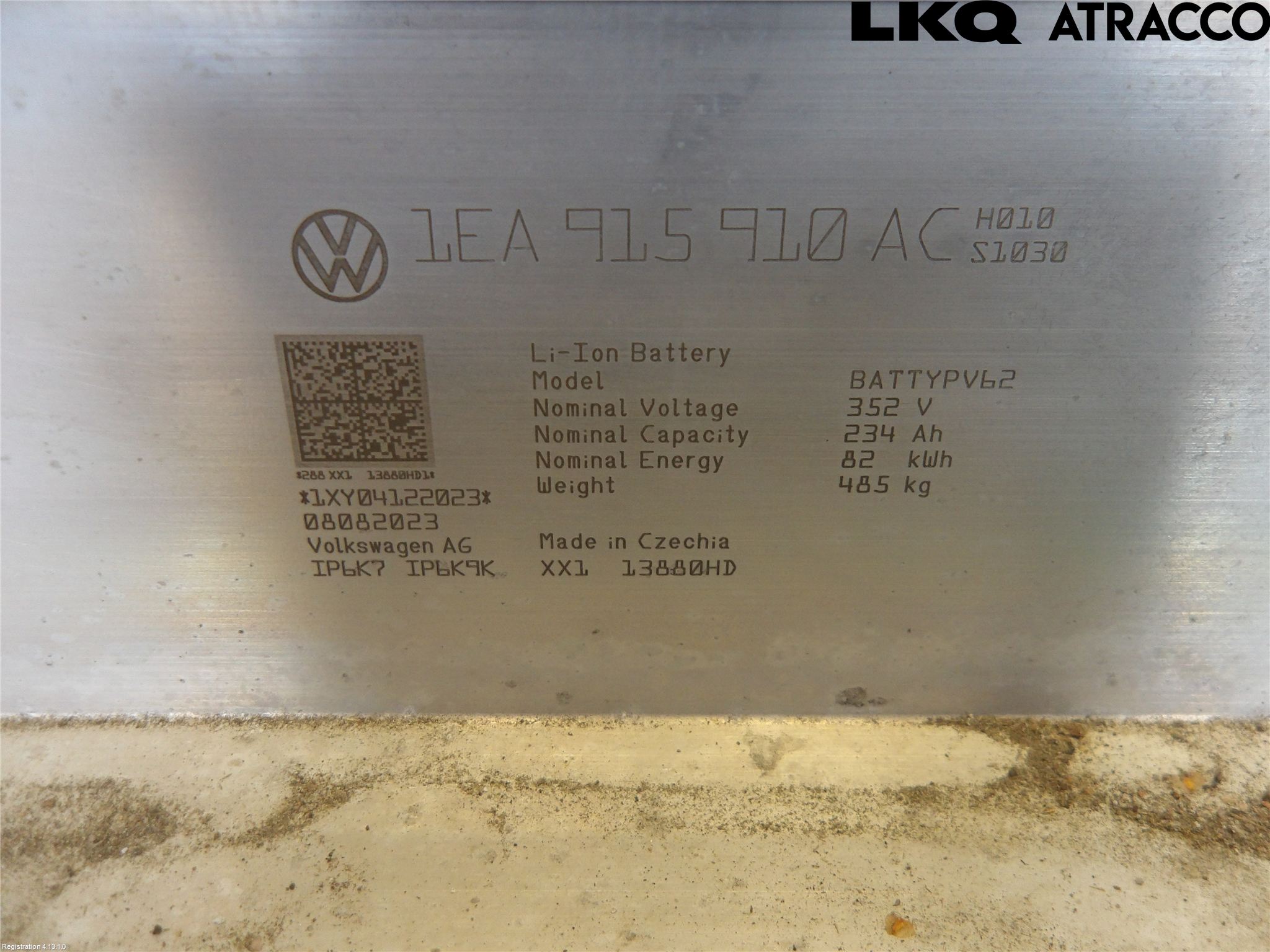 Audi Q4 E-TRON FZ 22- Hybrid Batteri
