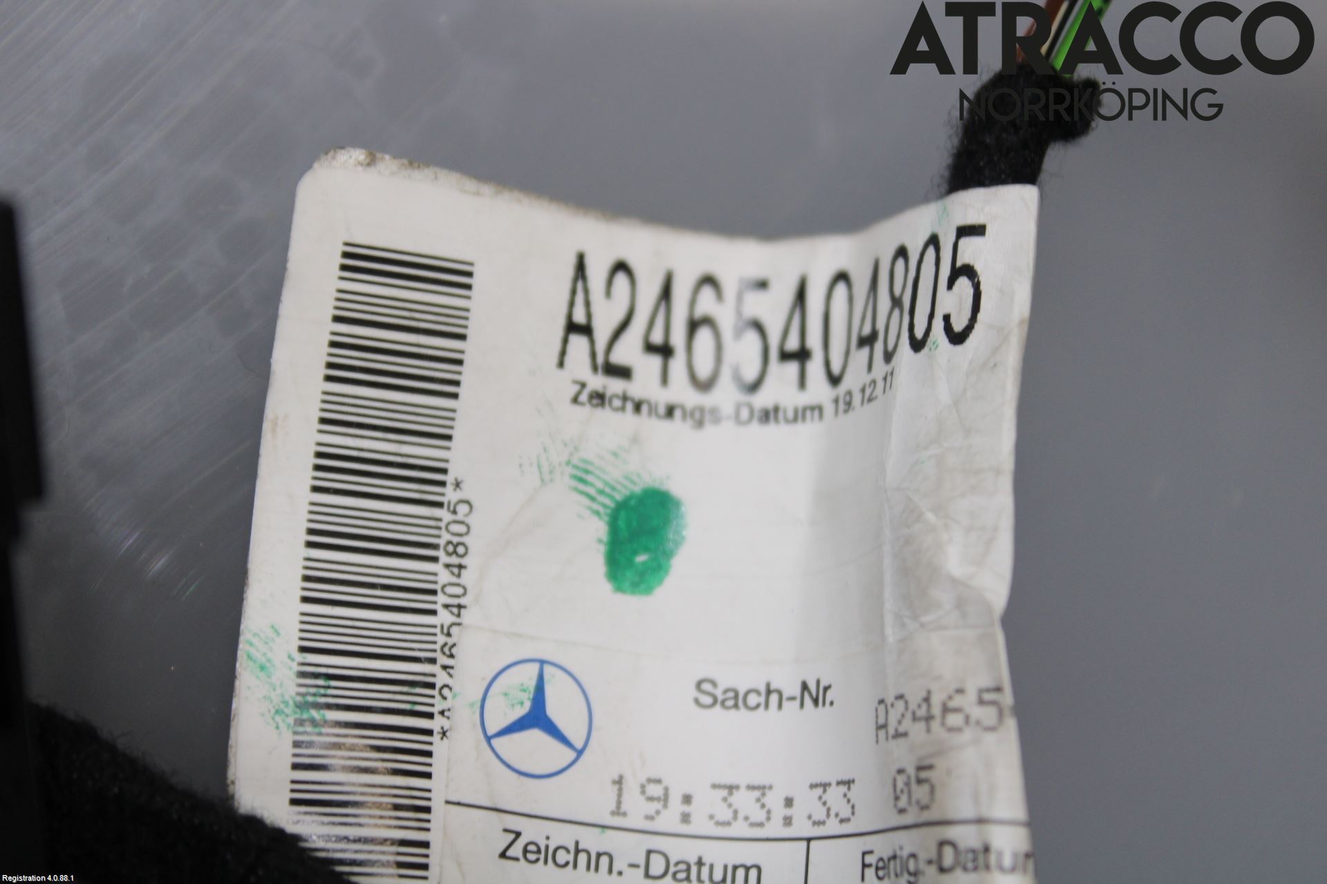 Mercedes-Benz MB B-KLASS (W246/W242) 12-19 Ledningsnett