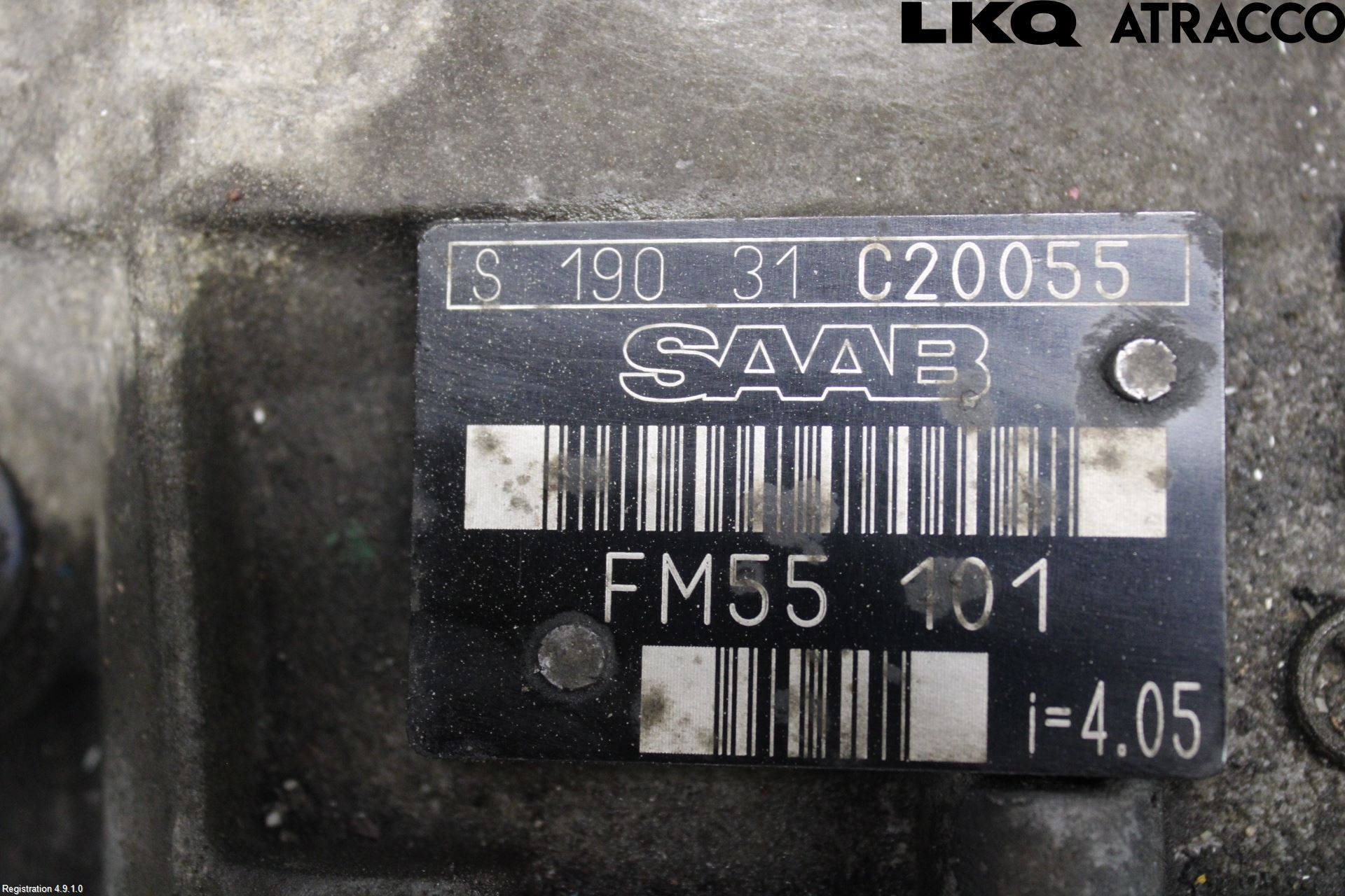Saab 9-3 VER 2 Gearkasse 5 Trinn