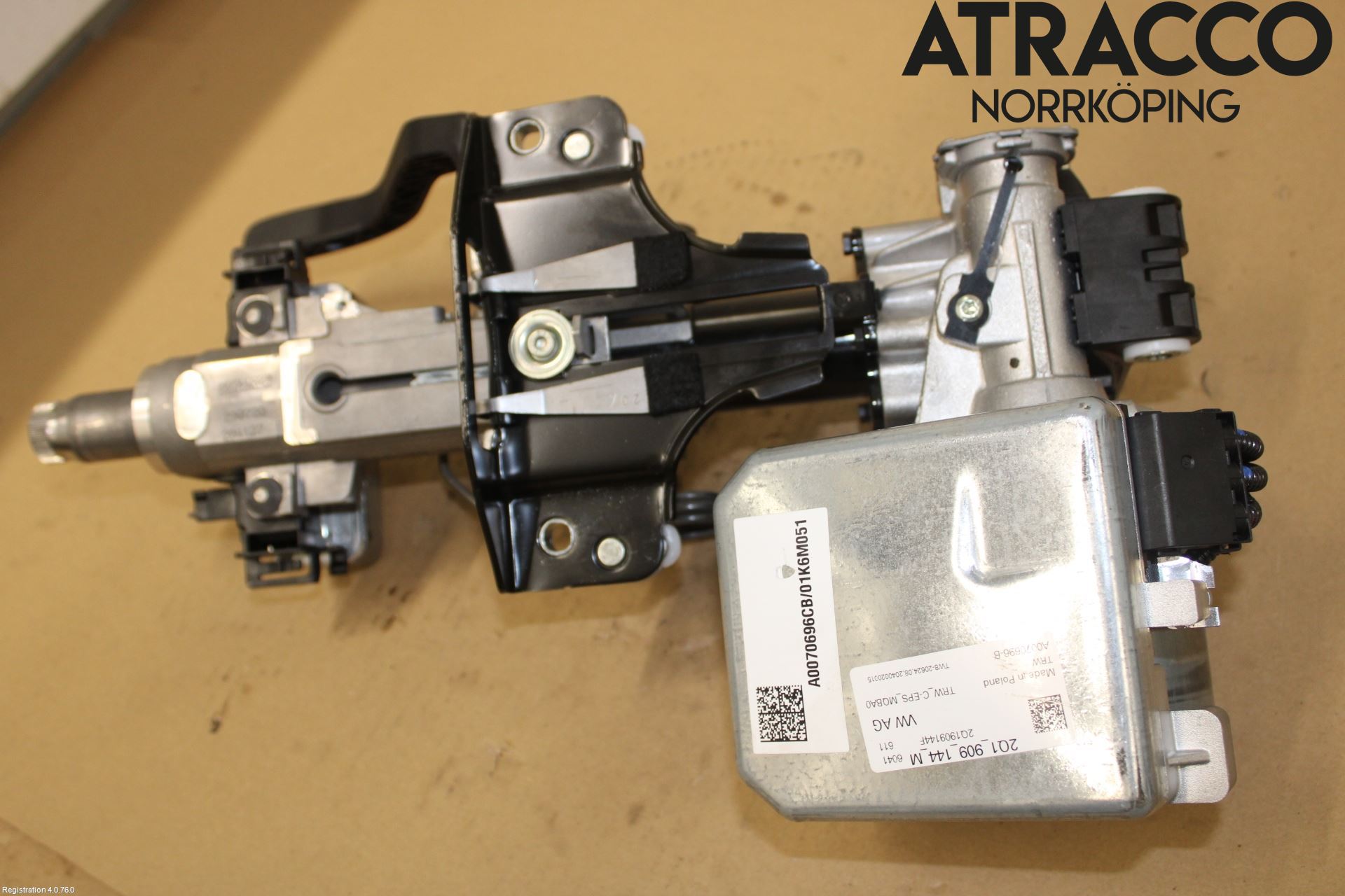 Skoda KAMIQ 20- Rattakselaggregat Innebygd Servo