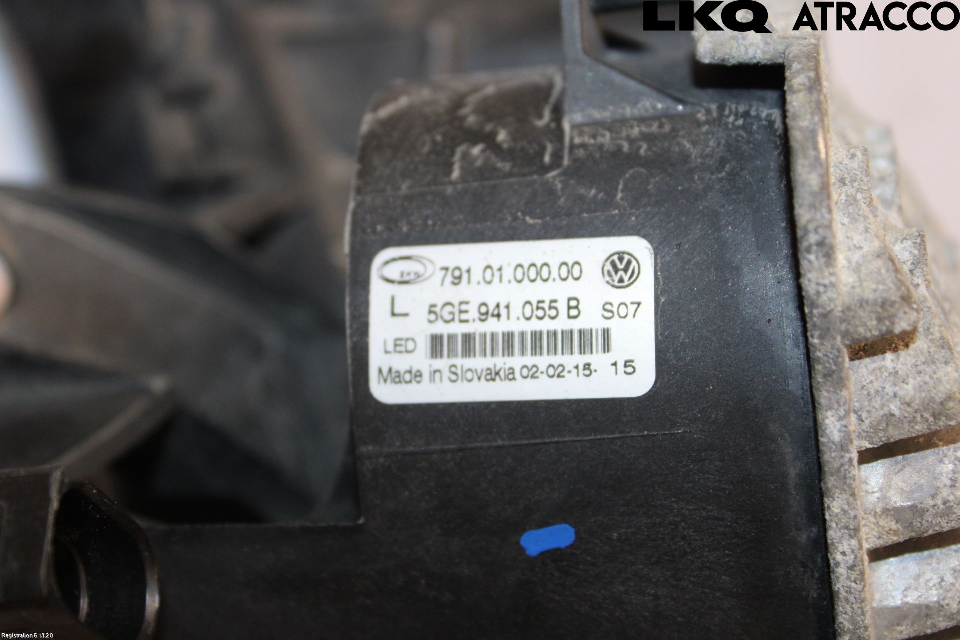 Volkswagen VW GOLF / E-GOLF VII 13-20 Parklykt Foran Venstre