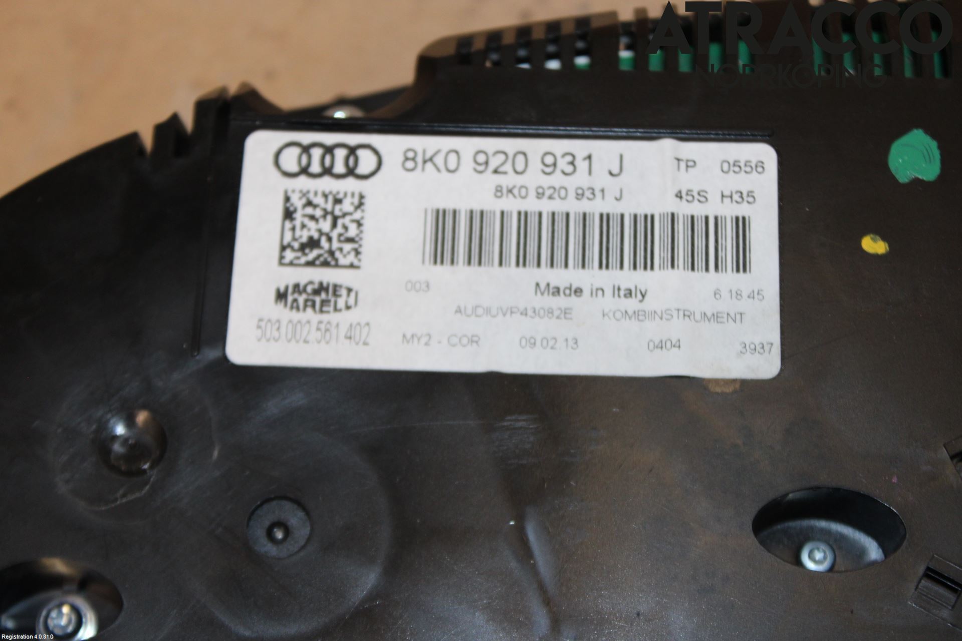 Audi A4 ALLROAD 09-16 Instr Kombinert