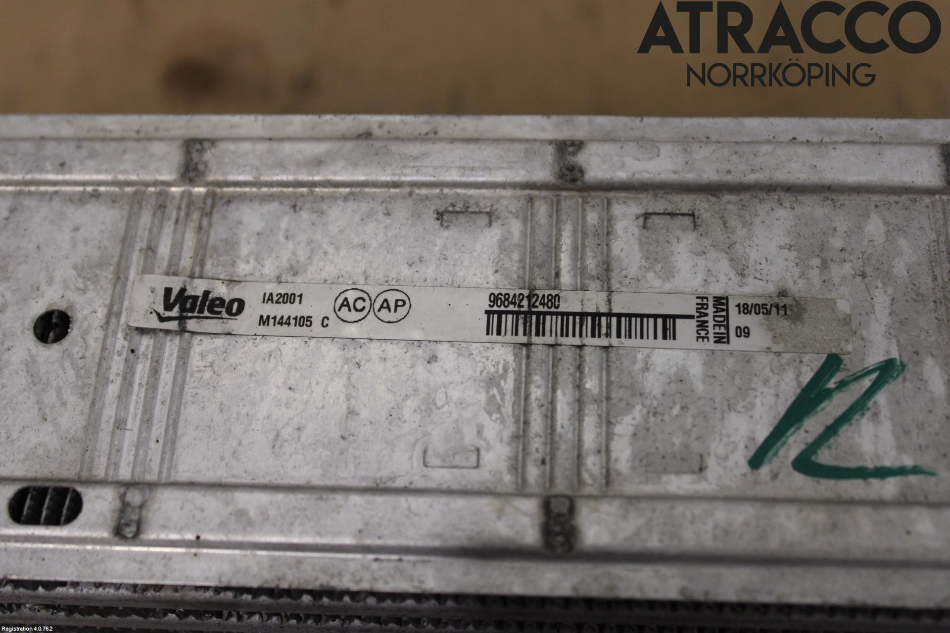 Peugeot 308 08-13 Intercooler Radiator